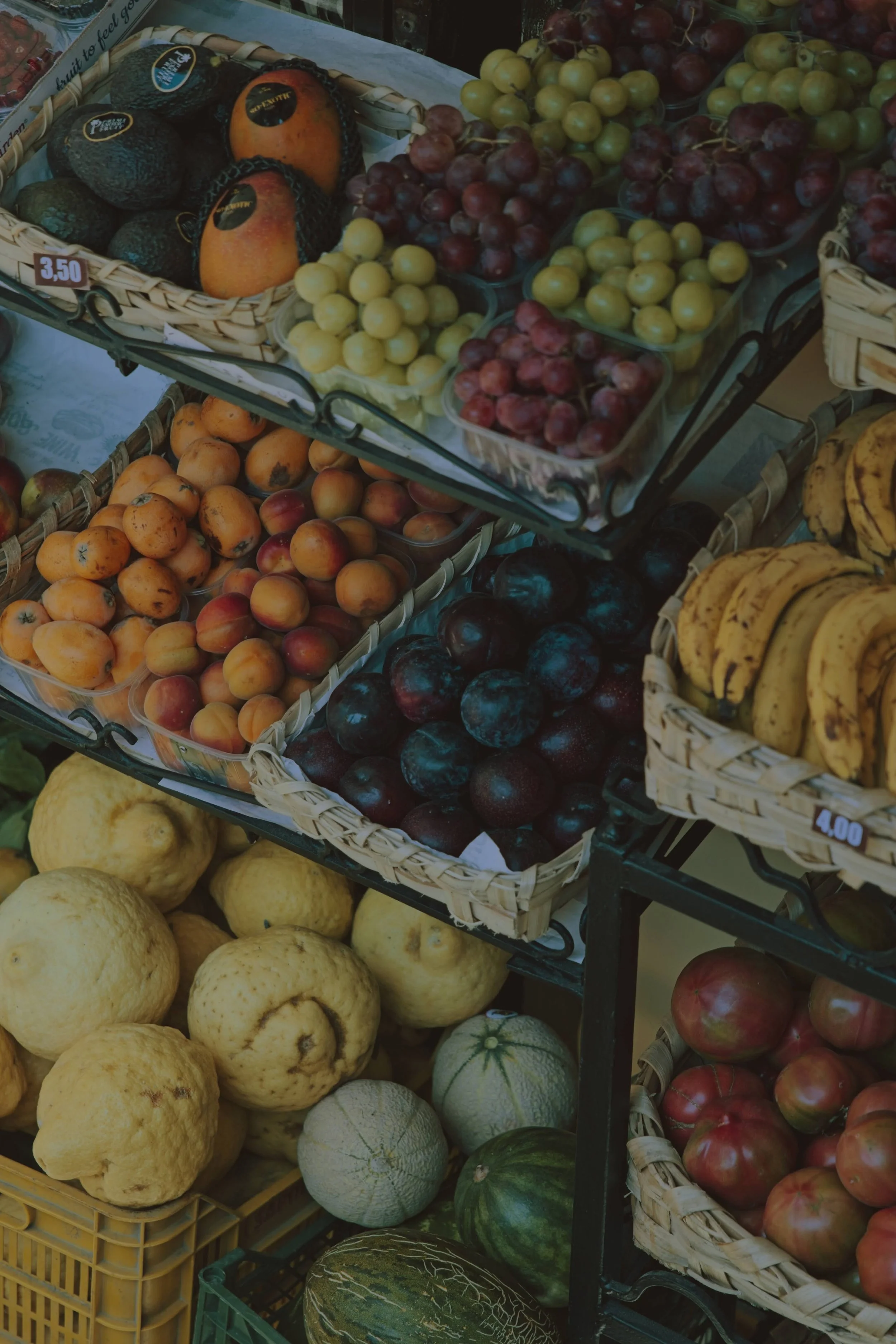 Fruit stand in Positano, Italy