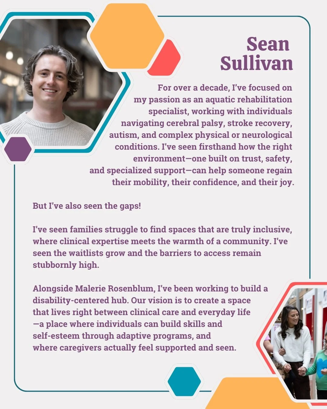 You&rsquo;ve heard from our founder at the start of the year, and now we want to share a letter from our co-founder, Sean Sullivan:

For over a decade, I&rsquo;ve focused on my passion as an aquatic rehabilitation specialist, working with individuals