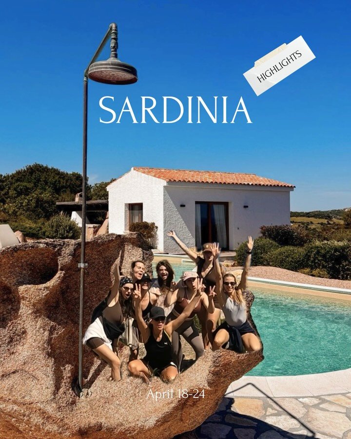 I&rsquo;ve been waiting to share this 🌞 
Here are some highlights from our very first retreat in Sardinia, born from a beautiful collaboration with @sportiva.vitae and honestly, it exceeded every expectation. A week of hikes, exploration, getting ou
