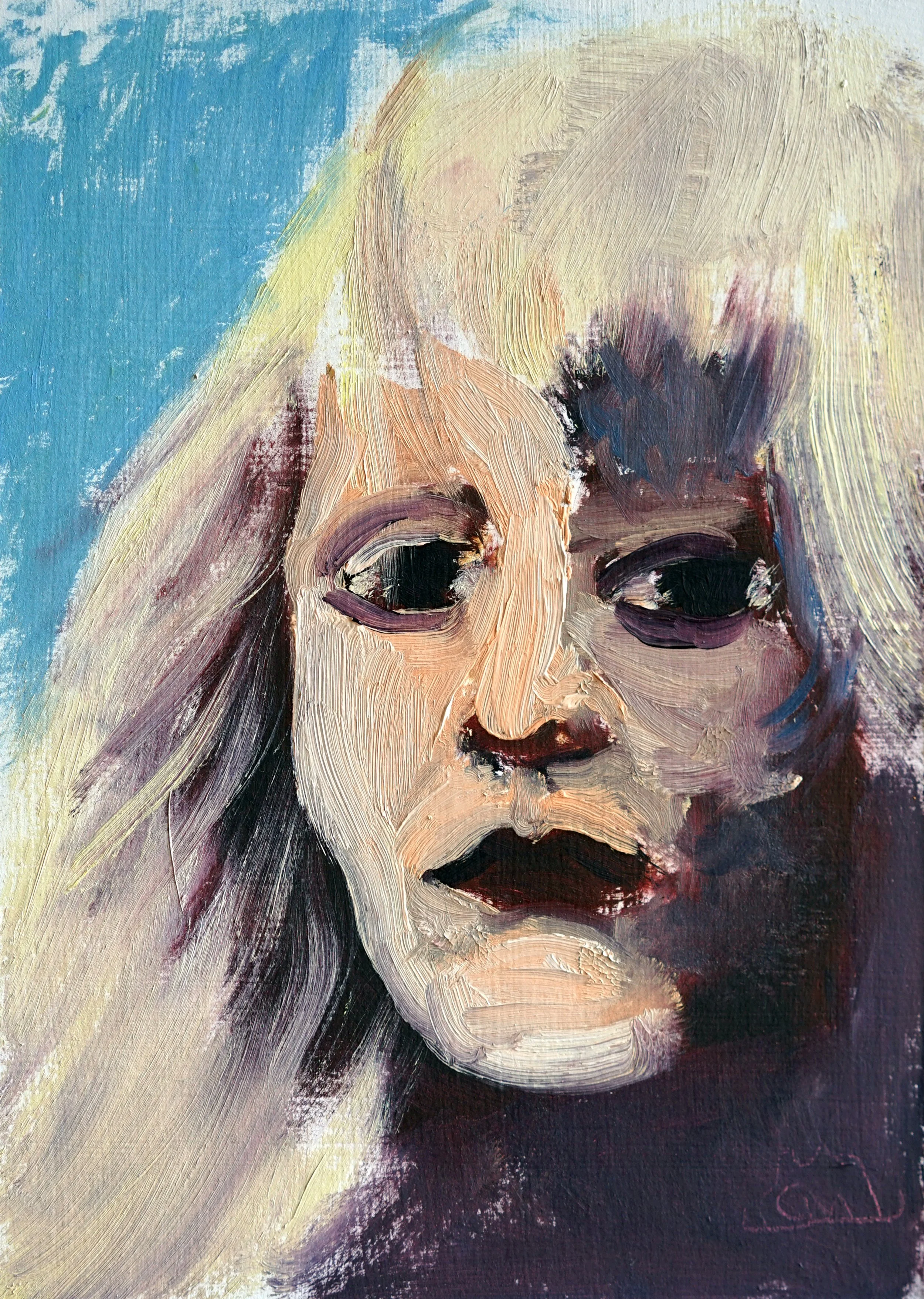 Candy Darling
/ 2025
/ Oil on Illustration Board
/ 7x5 Inches