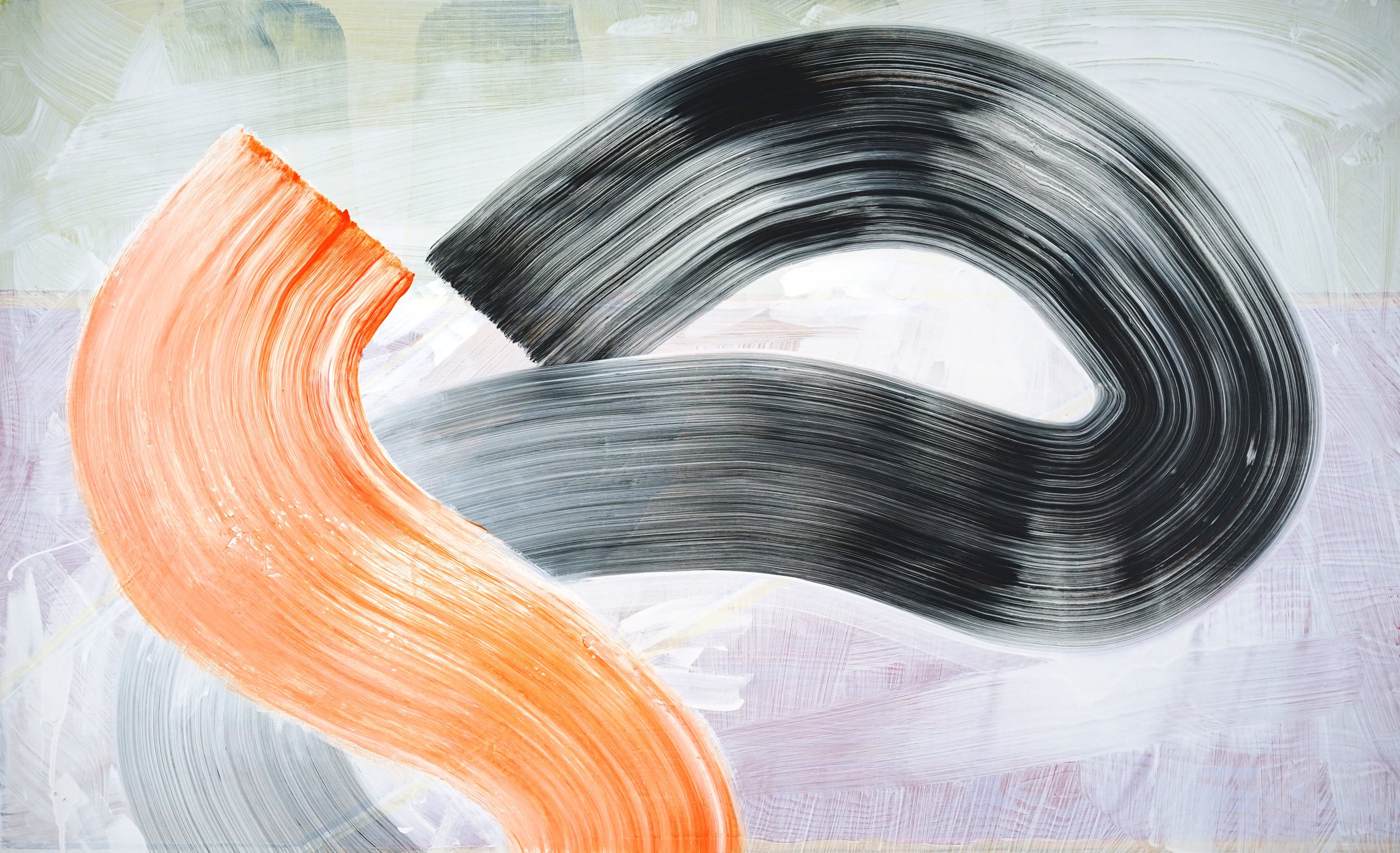 Double Take / 2019 / Acrylic on Panel / 24x39 Inches