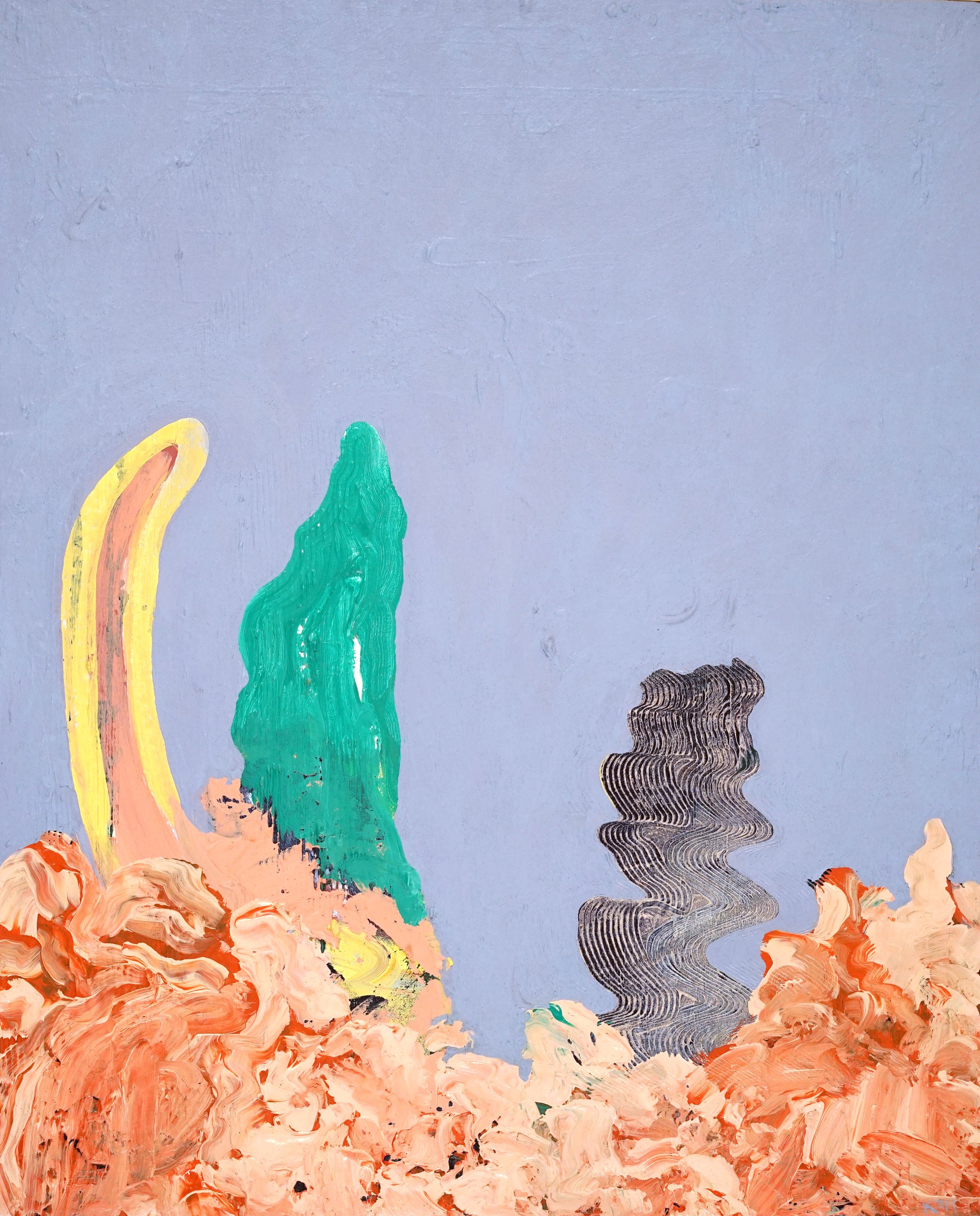 Travelers / 2020 / Acrylic on Canvas / 22x18 Inches