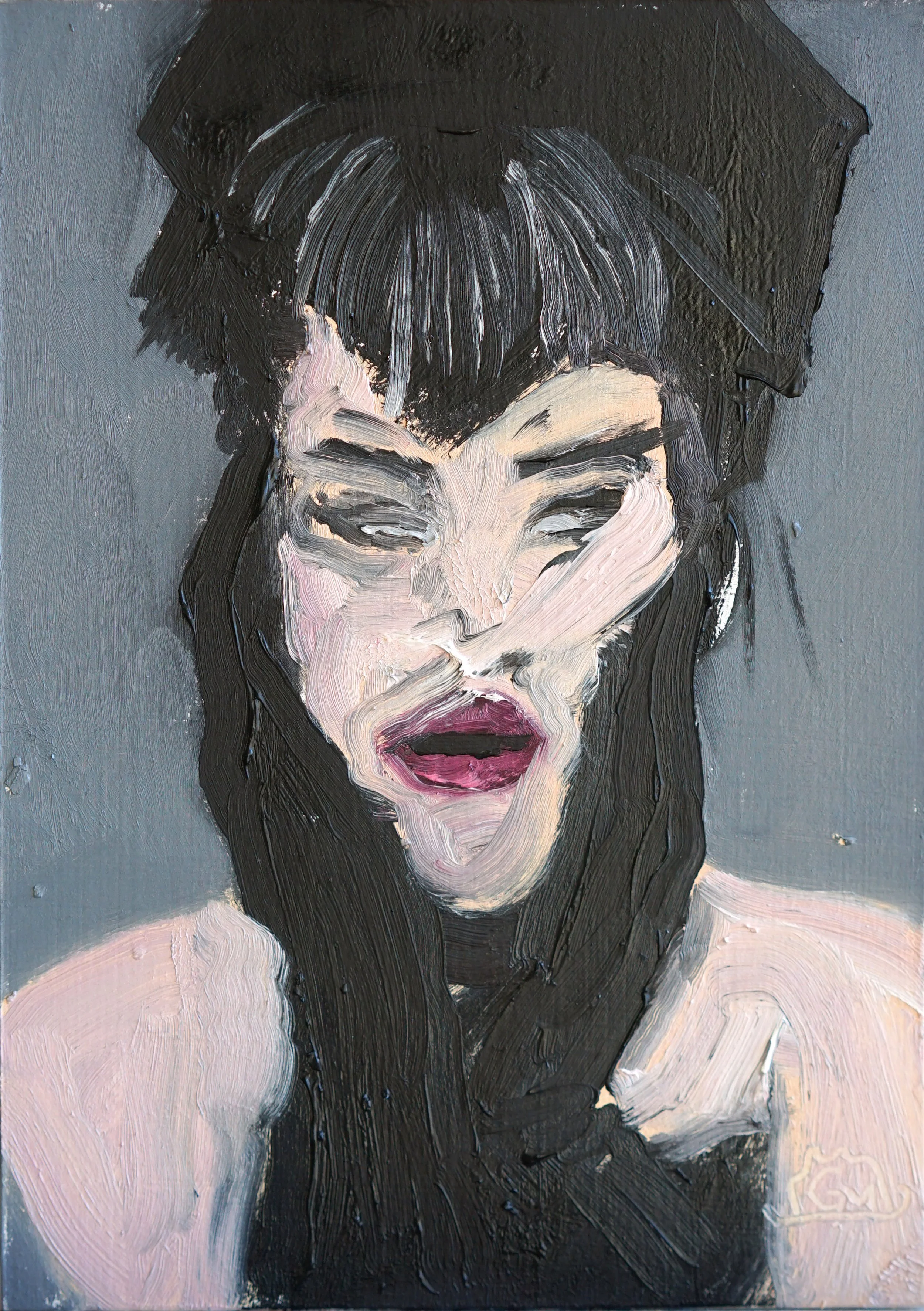 Adore Delano / 2025 / Oil on Illustration Board / 7x5 Inches