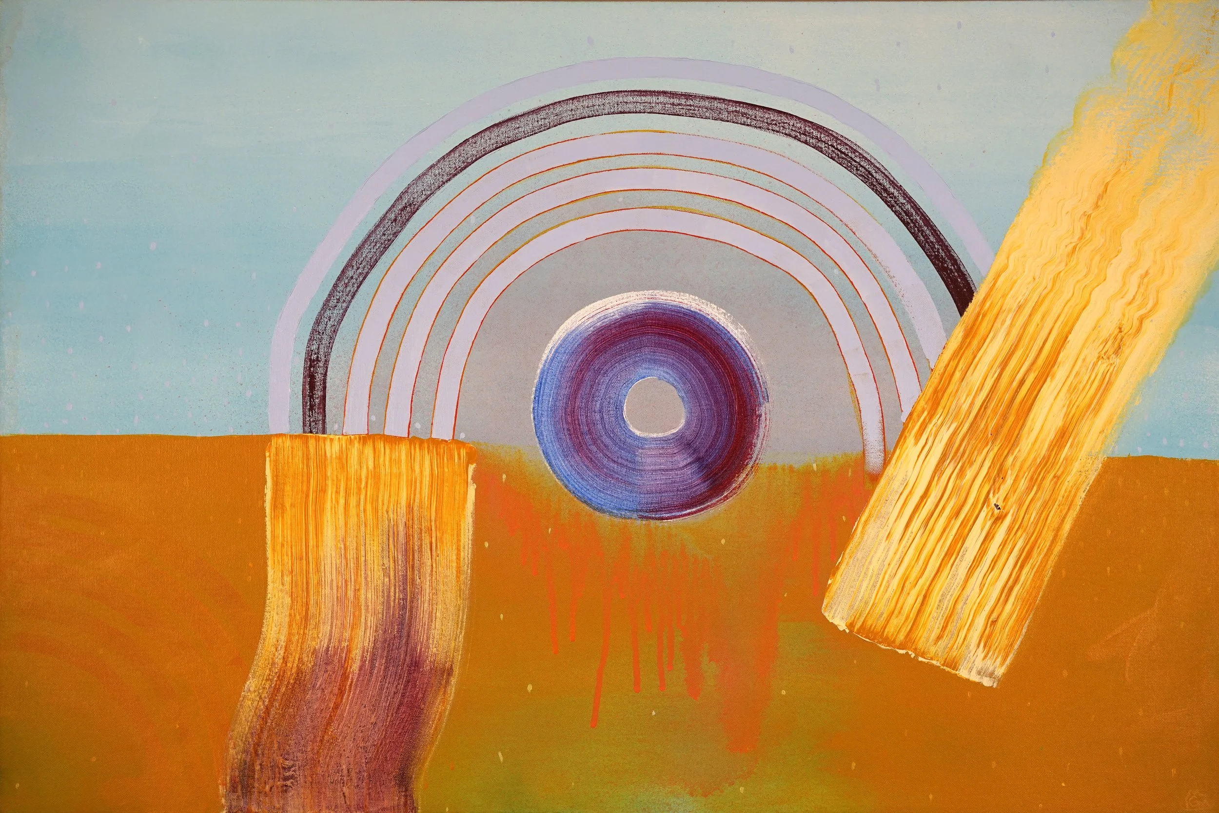 Syzygy / 2021 / Acrylic on Canvas / 24x36 Inches