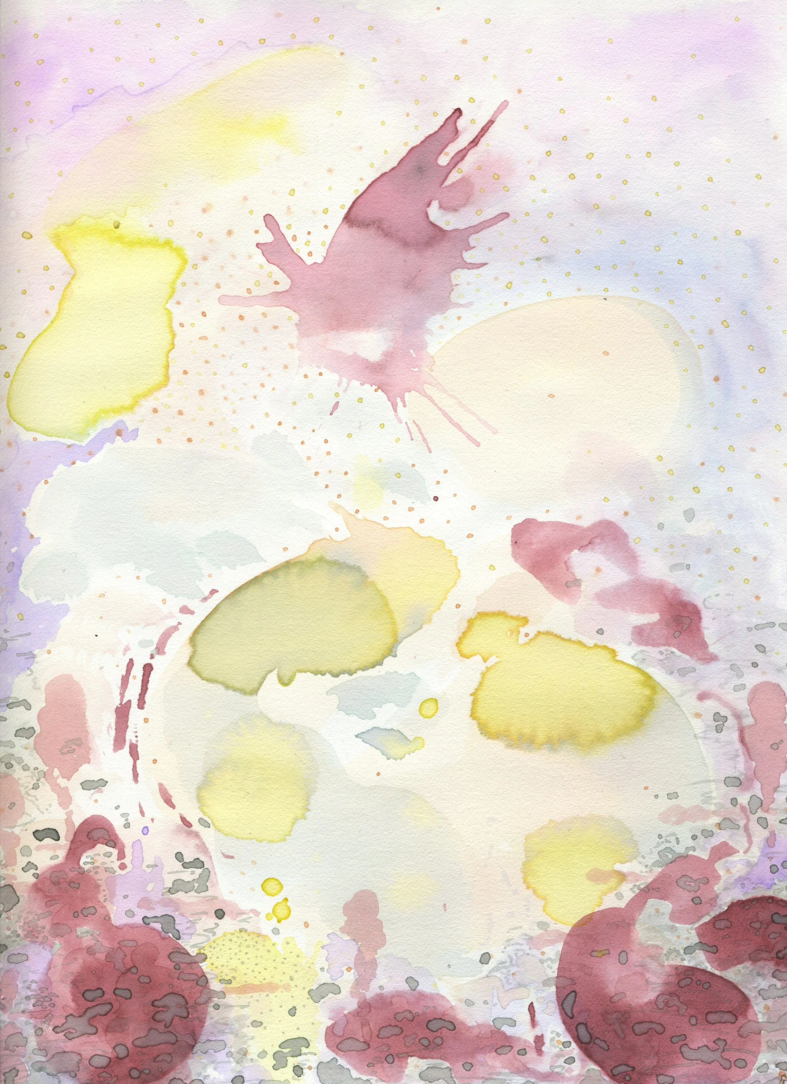 Ascension / 2021 / Watercolor on Paper / 12x9 Inches