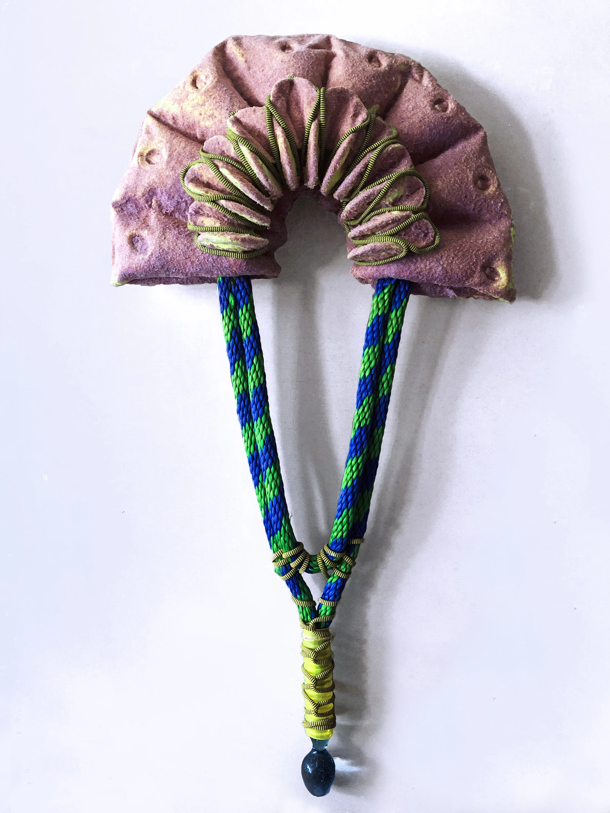 Penis Envy, 18x26x6, Ceramic, flocking, rope, snorkel, glass