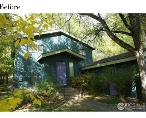 City of Boulder simple house from 1970's in need of remodel