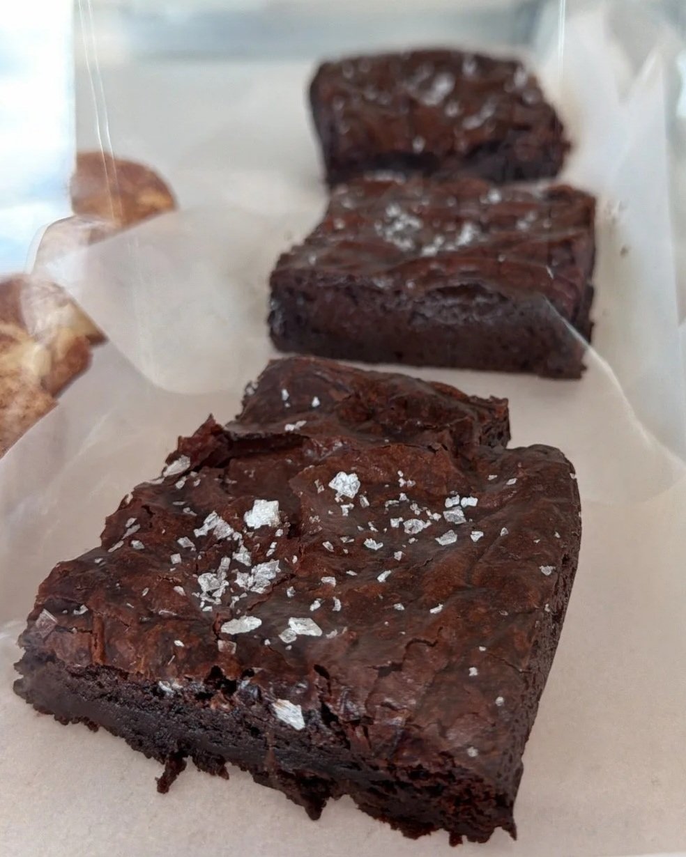 Vegan Sea Salt Brownies