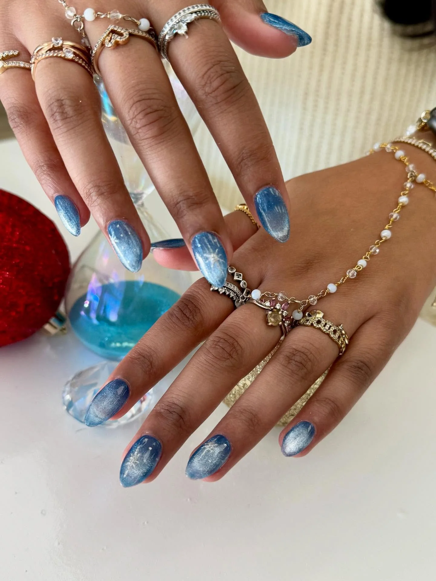 Winter nails at Crystal Spa Nails💎