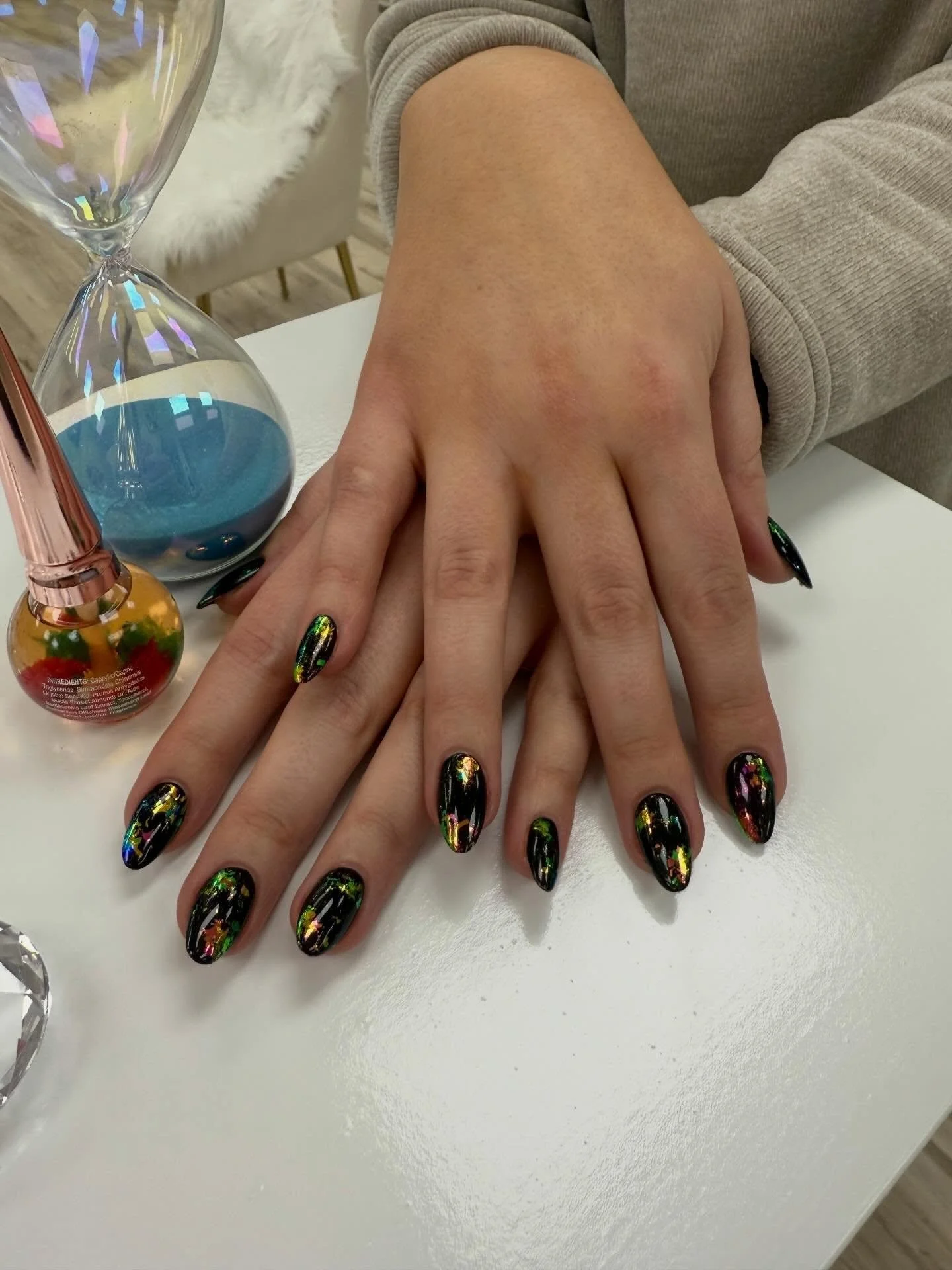 New chromes at Crystal Spa Nails 💎