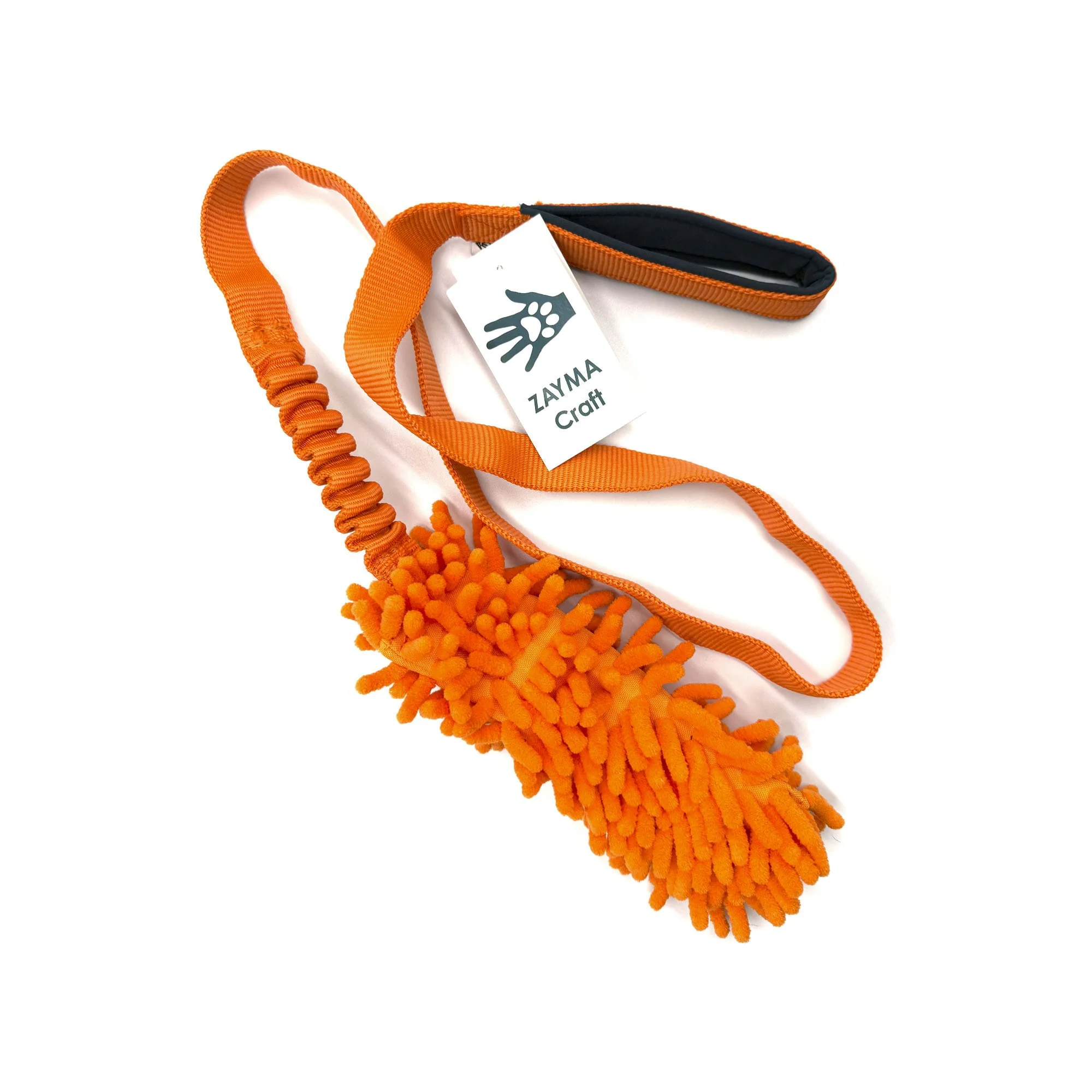 Zayma Craft moppe trækkelegetøj m. lang snor - medium - orange