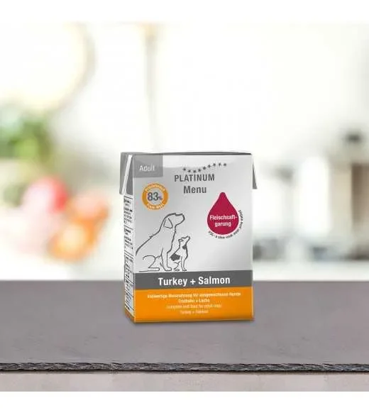 PLATINUM MENU Kalkun Og Laks 185g