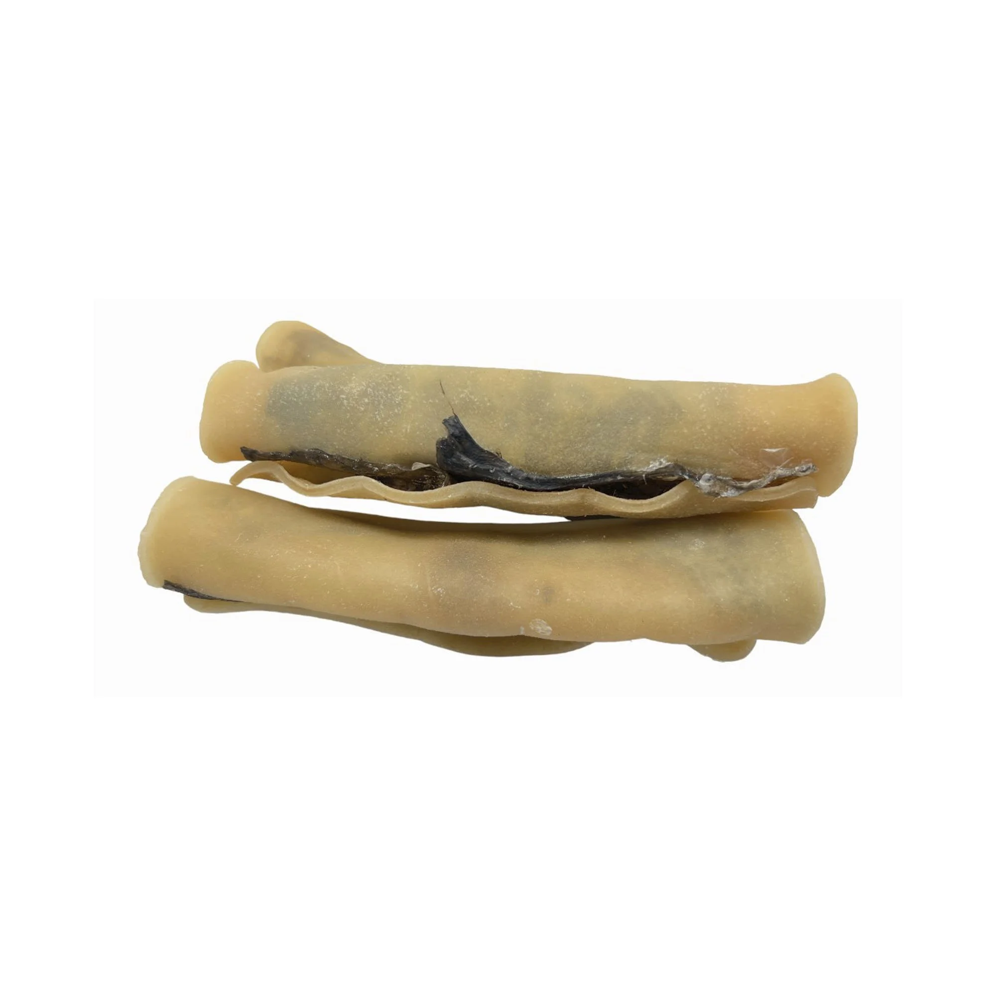 Tyggerulle af okse med laks 12cm