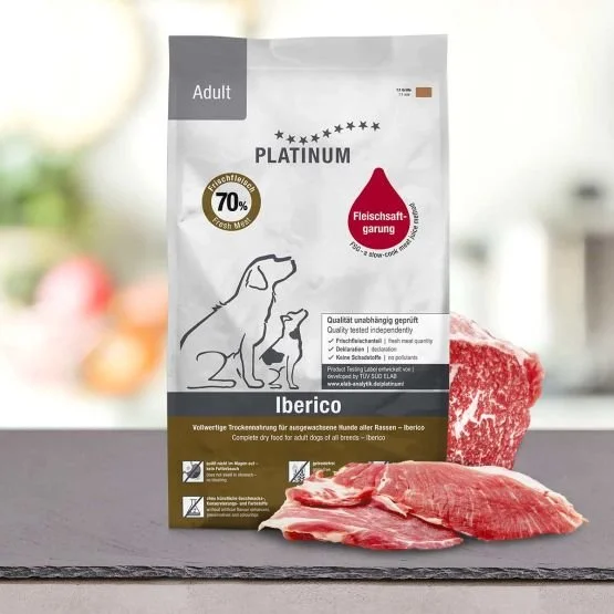 PLATINUM Iberico voksen hundefoder 1,5kg