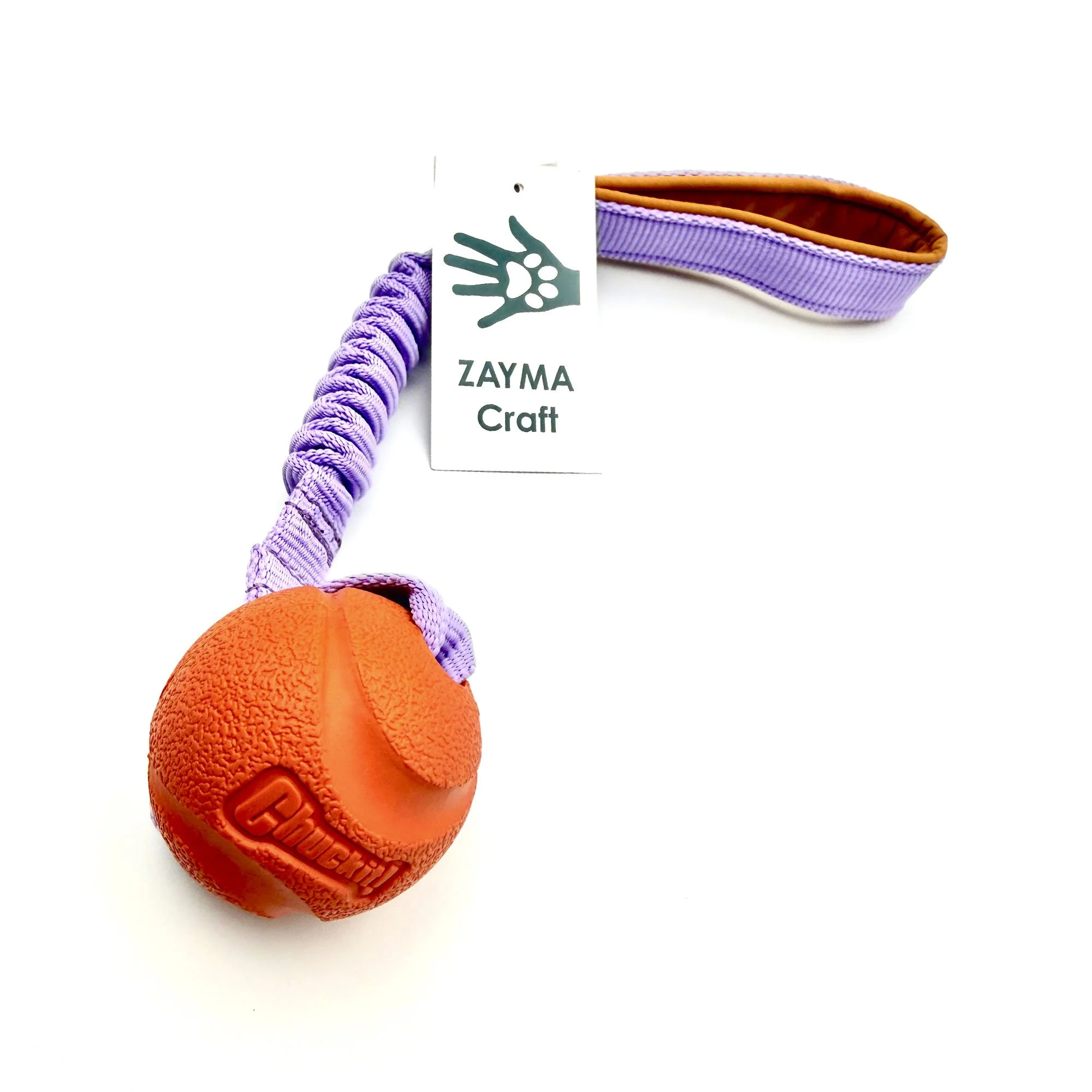 Zayma Craft Chuckit Ultra bold på snor - lys lilla