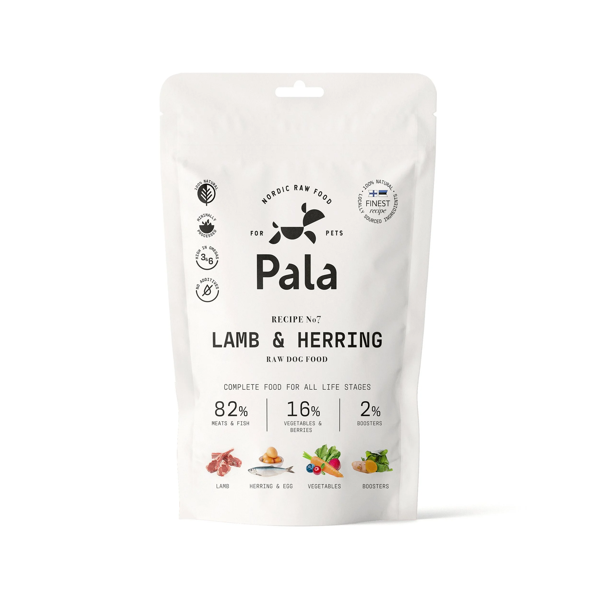 Pala opskrift #7 - Lam og Sild 100g