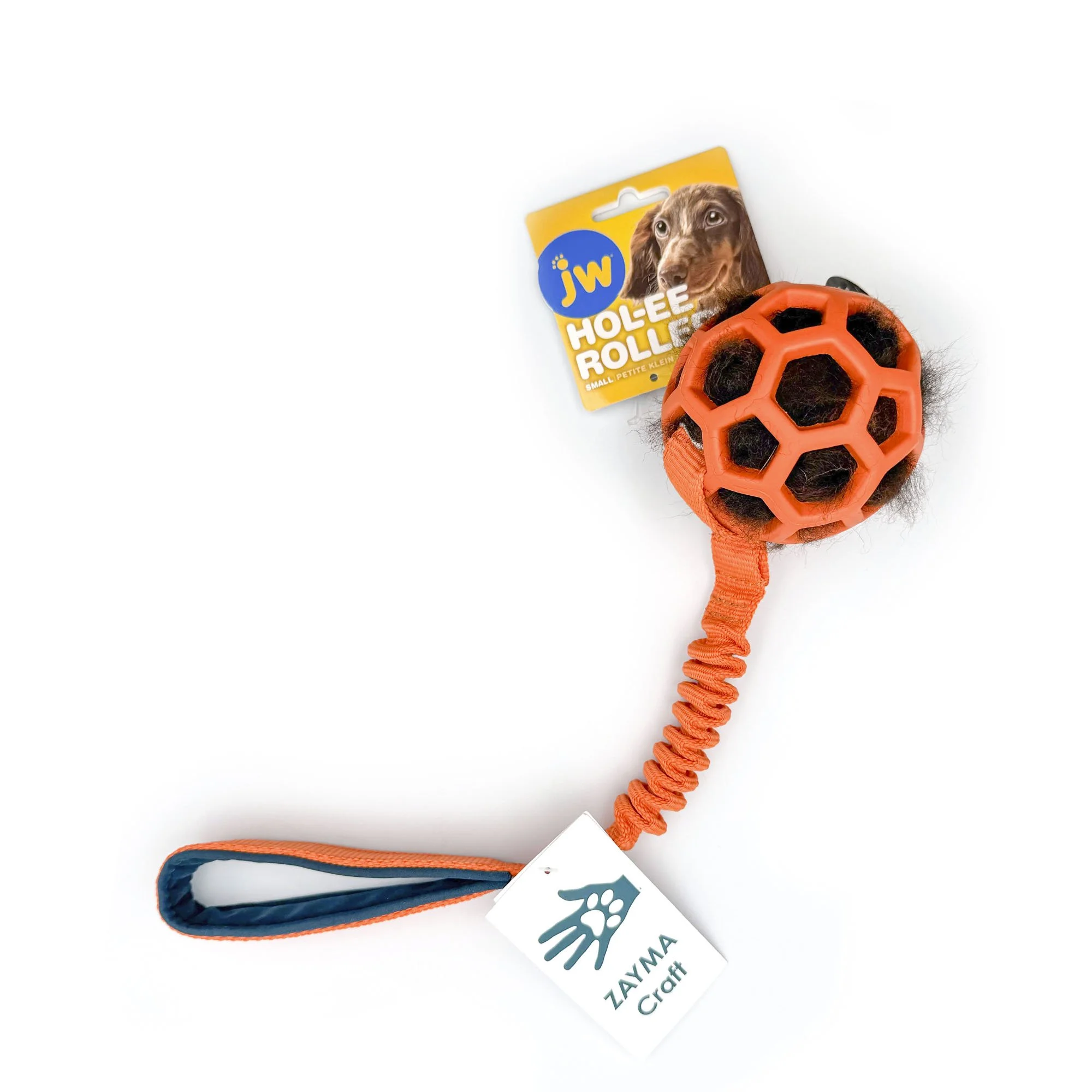 Zayma Craft Hol-EE Roller med fåreskind og snor - orange