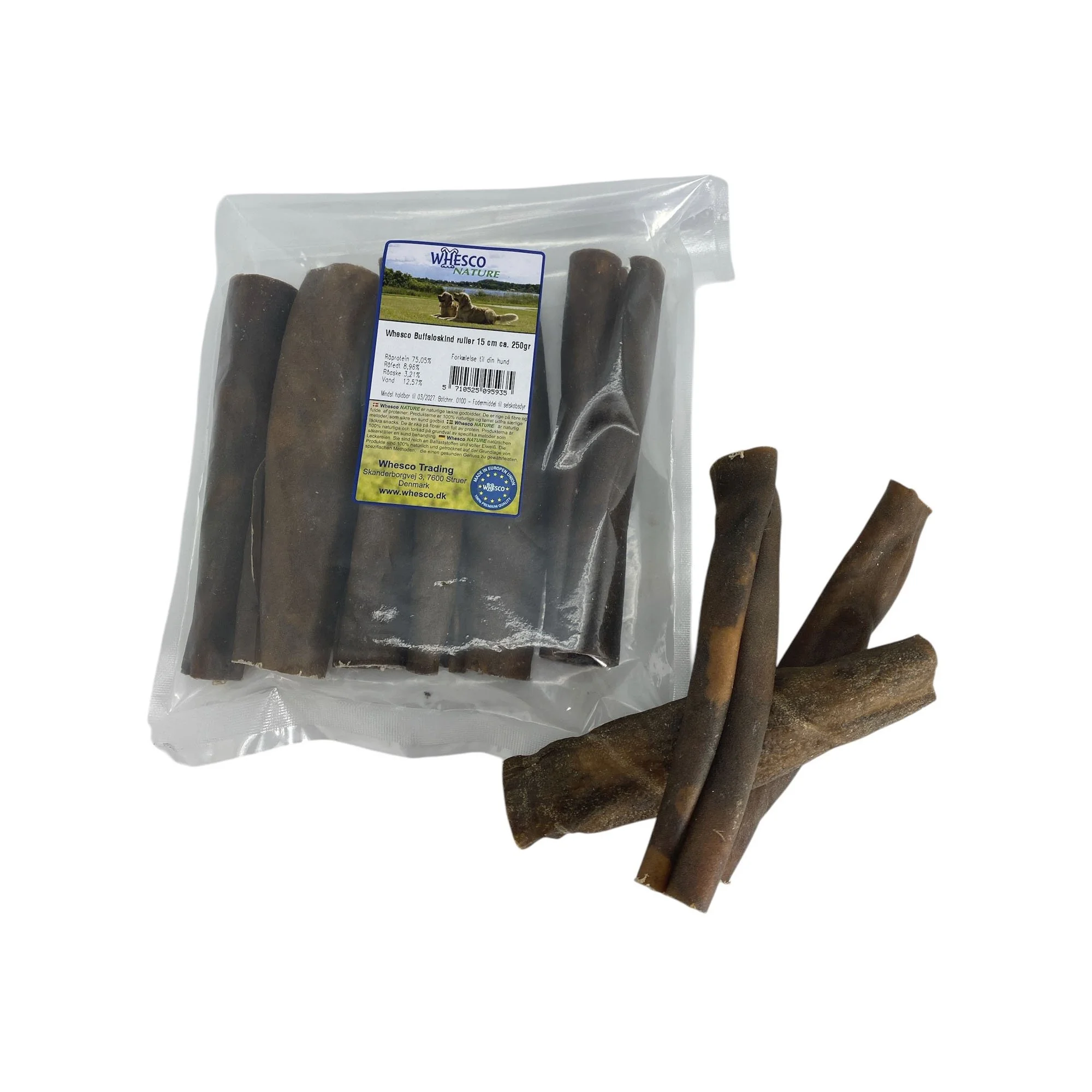 Buffaloskindsruller 15cm ca 250g