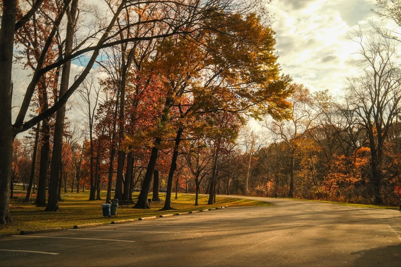 Drive through Rocky River Reservation