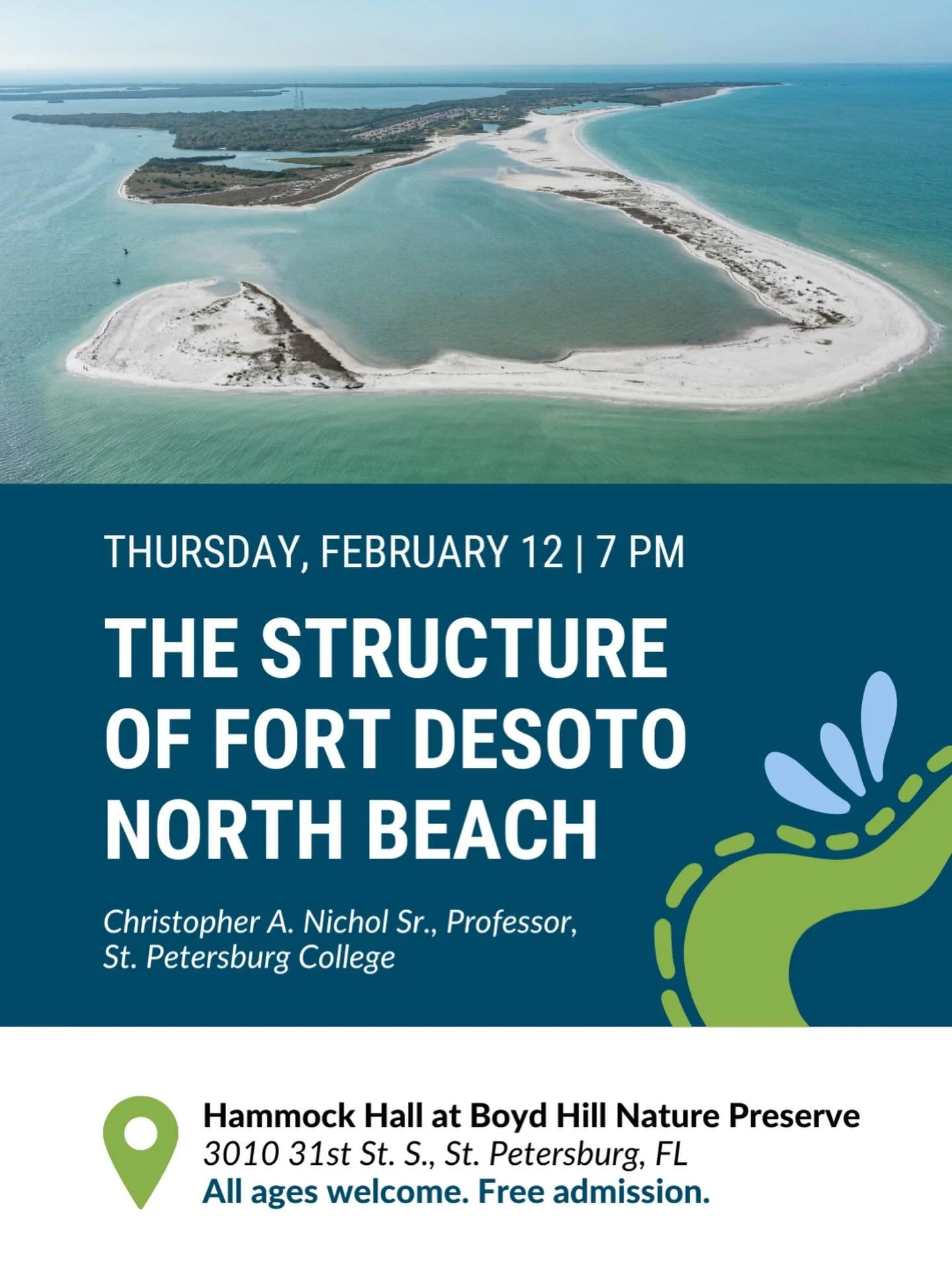 Have you ever wondered how the recent hurricanes have affected the area beaches? Come join us as our speaker illustrates the changes to North Beach at Fort DeSoto Park over the past decade, including the effects of recent hurricanes. Learn how it ori