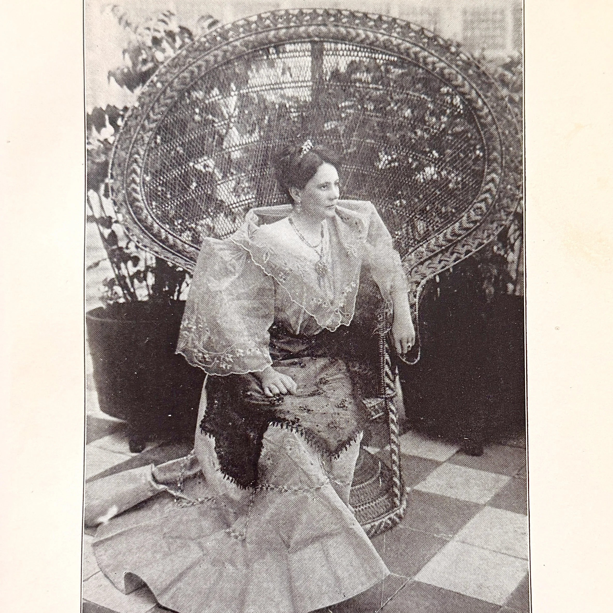 Artist Elizabeth Keith - Peacock Chair