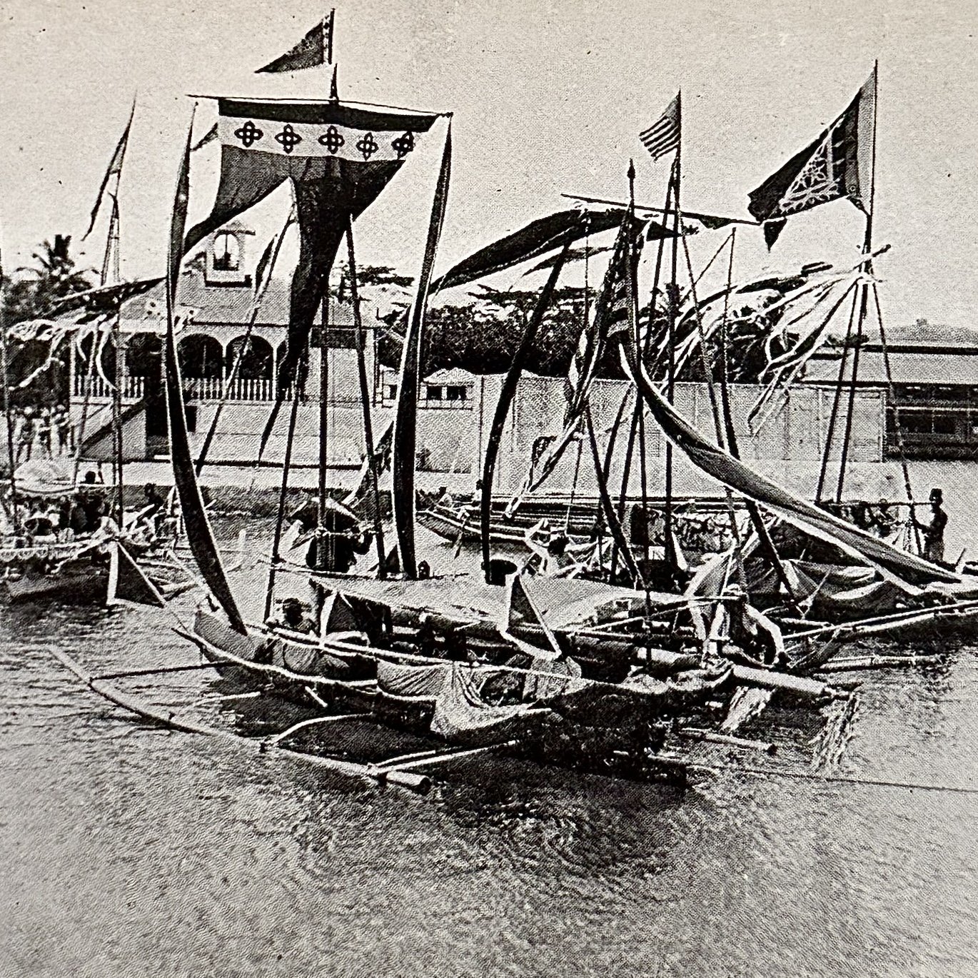 Flags on Boats in Southern Philippines.jpg