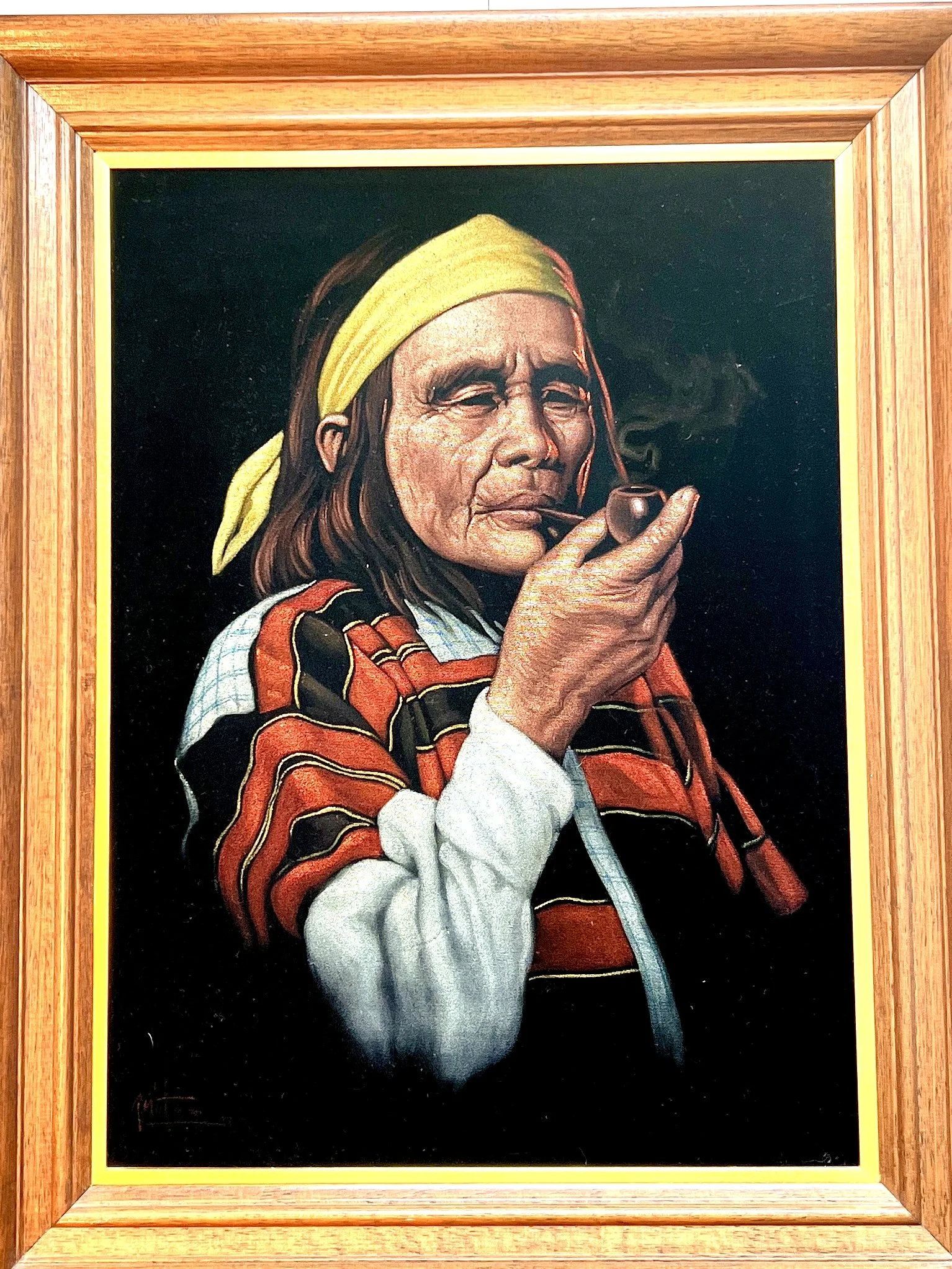 Velvet Painting of Philippine Native
