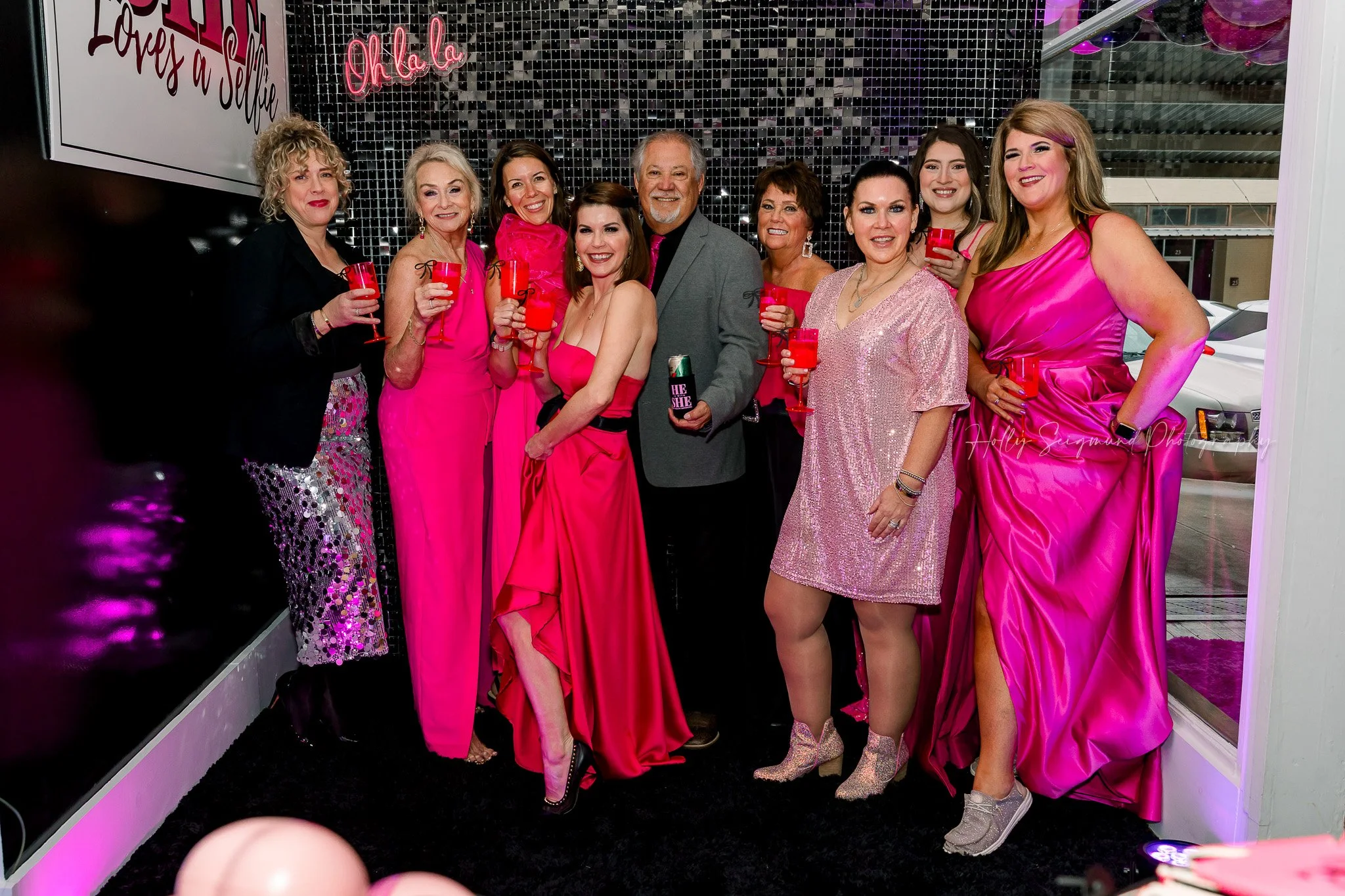 Small business ribbon cutting event in Elgin Texas highlighting women entrepreneurs