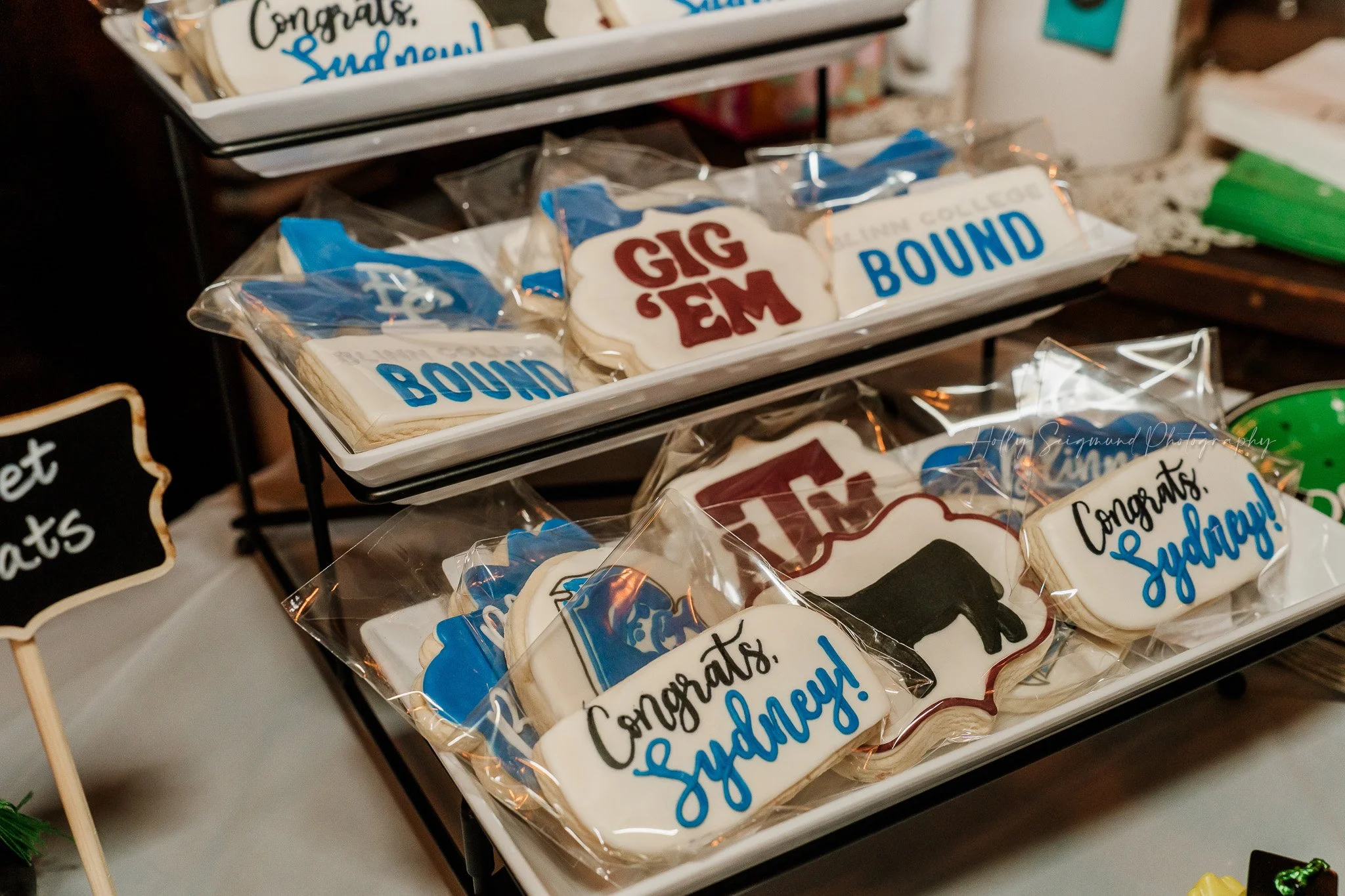 Evening senior graduation party photographed by Coupland Texas event photographer