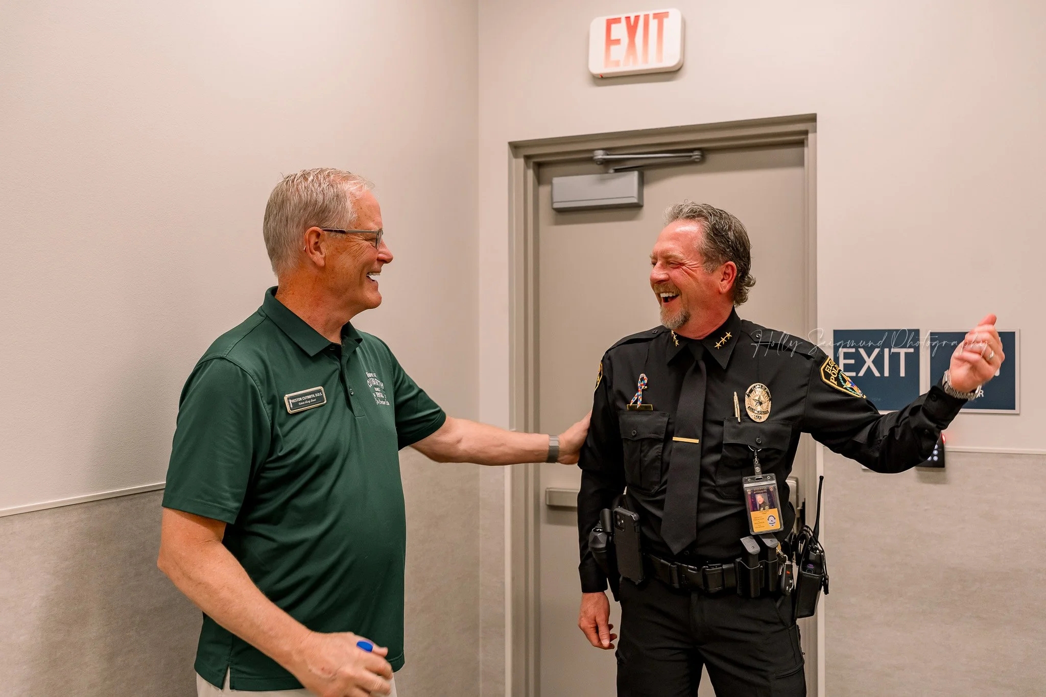 New Elgin Police Department building opening ceremony in Elgin Texas