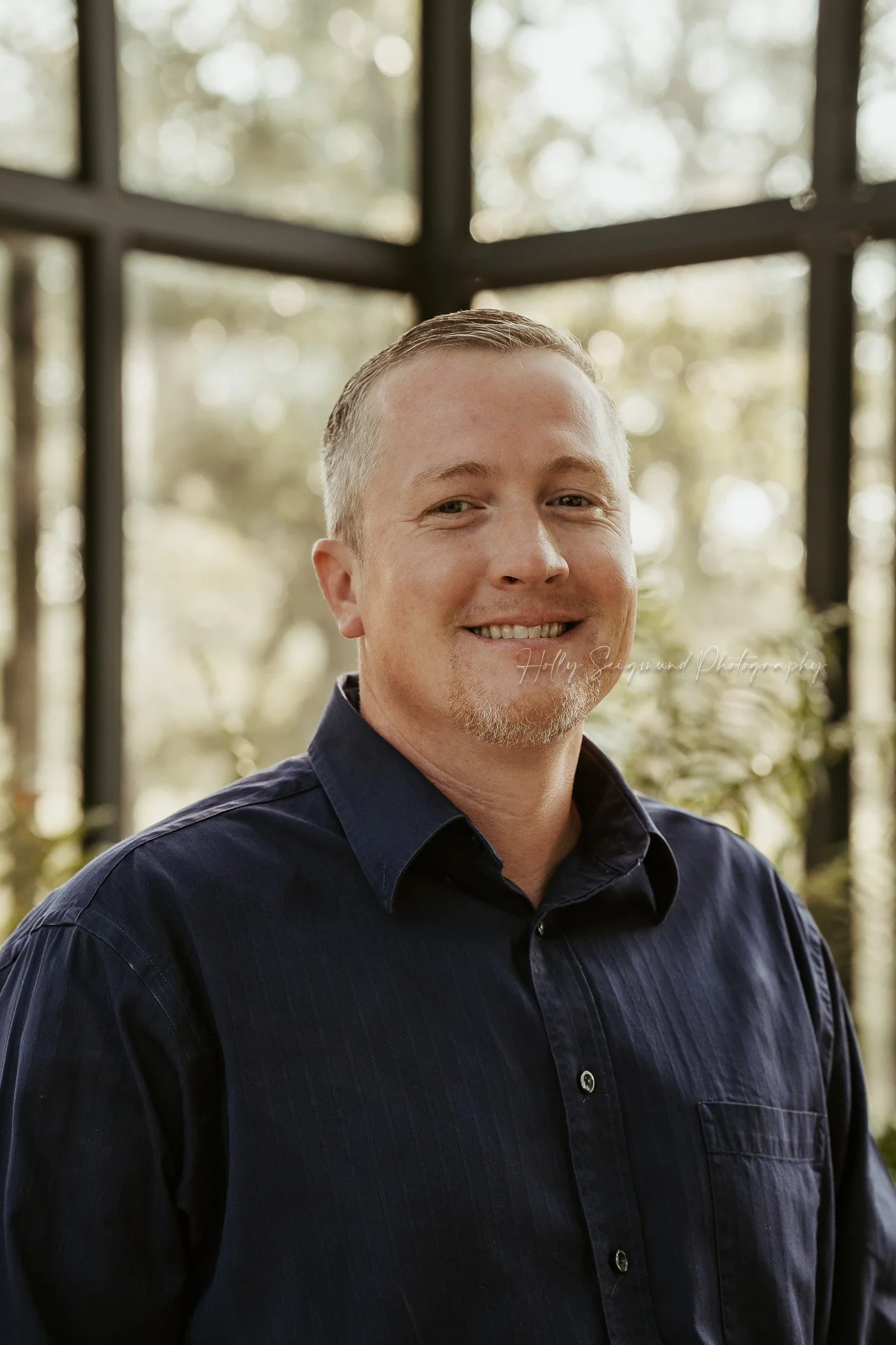 authentic lifestyle headshot in a natural setting in Central Texas