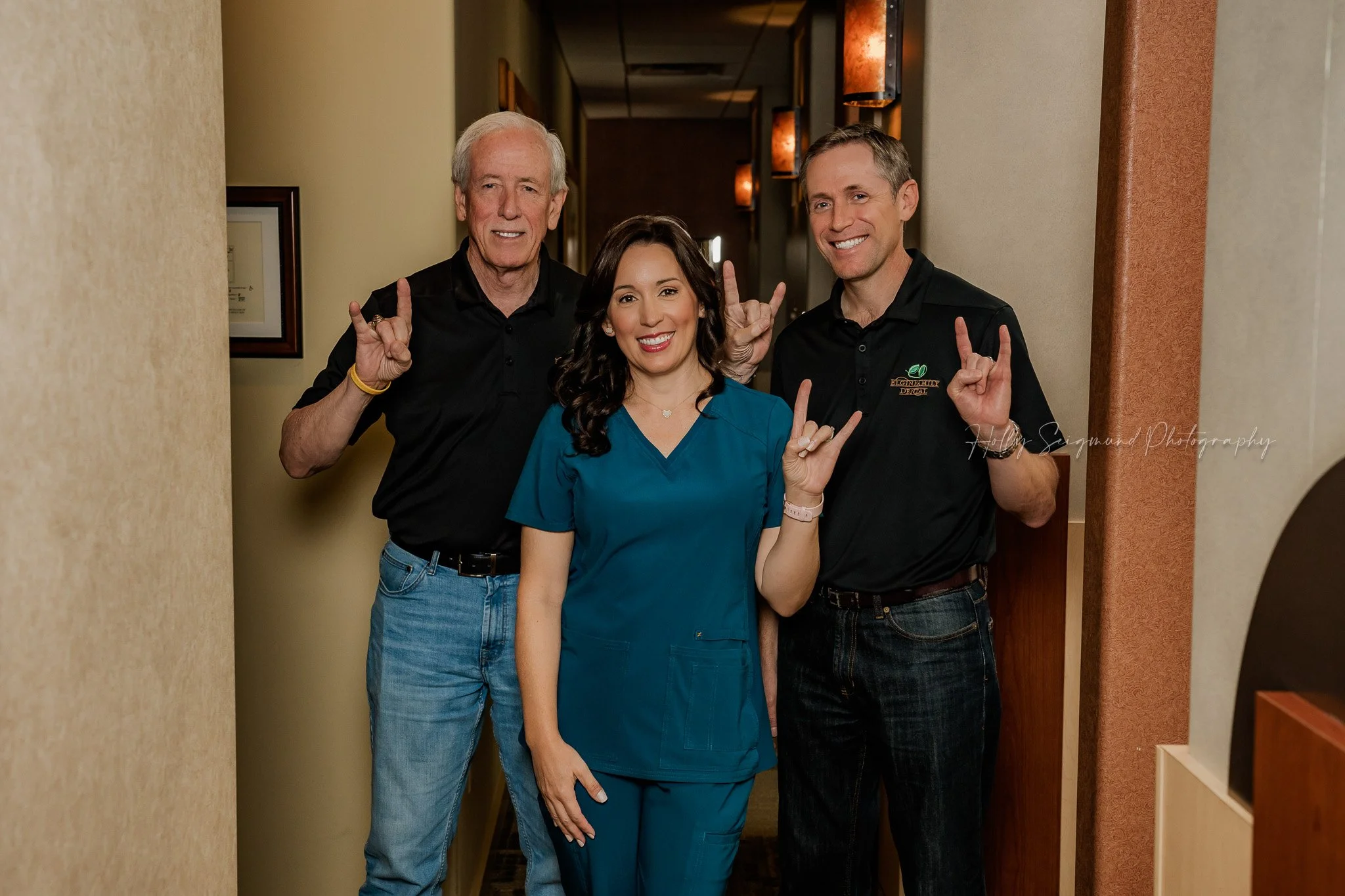 headshots of dental practice team members in Elgin Texas