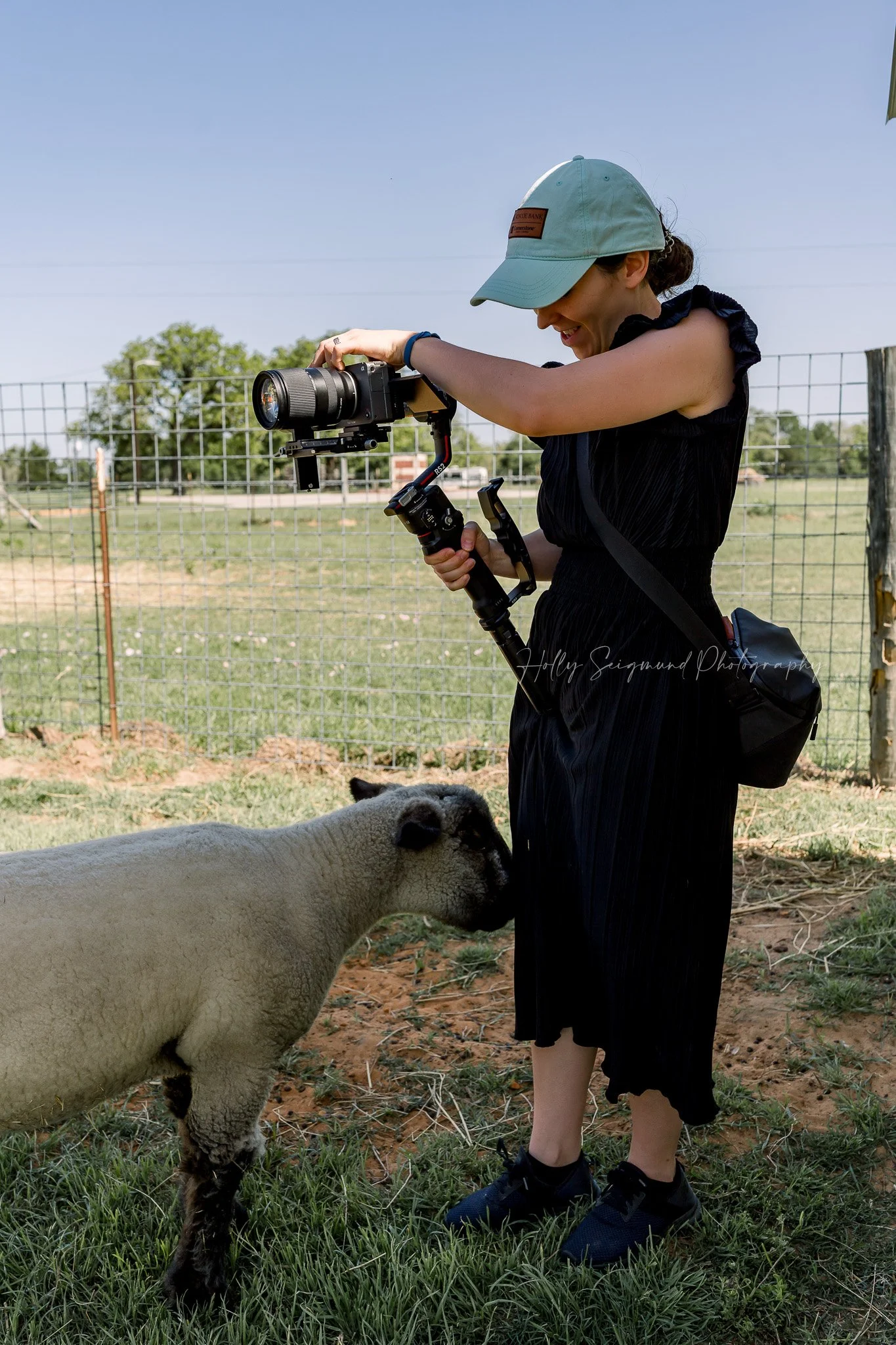 small business branding photoshoot in a ranch setting in Elgin Texas