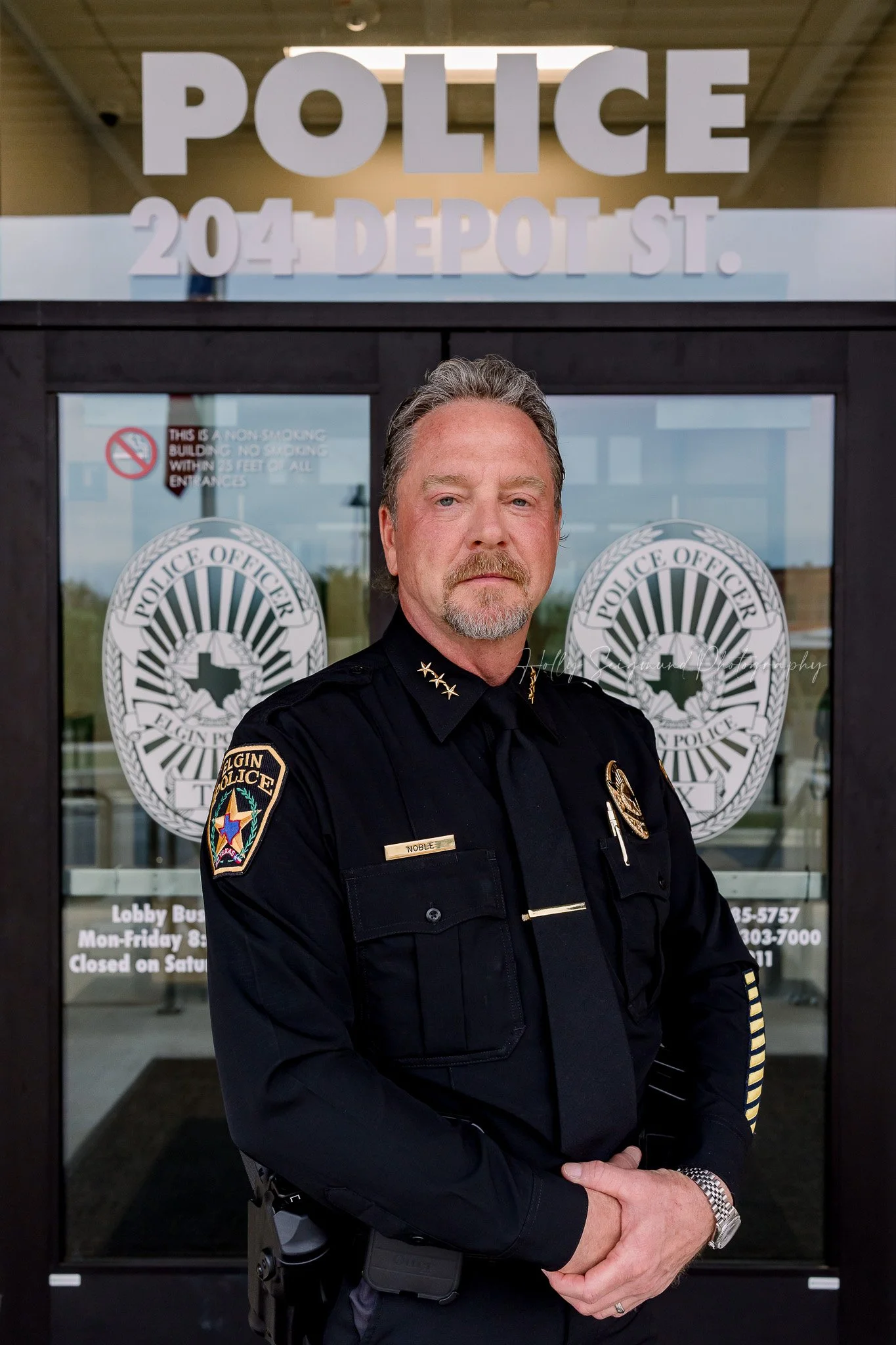 Law enforcement grand opening celebration for Elgin Police Department in Elgin Texas