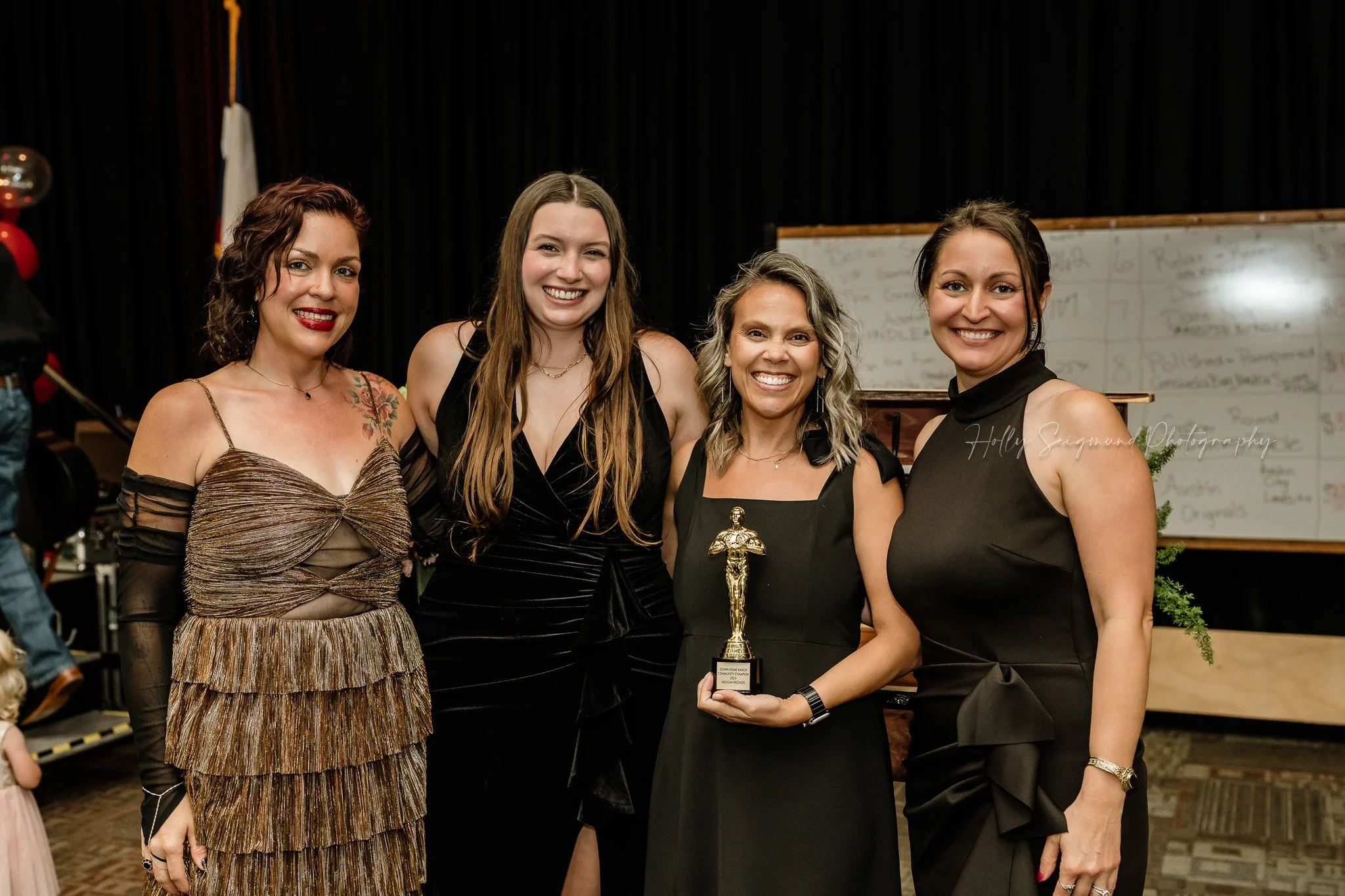 Professional event photographer at Bastrop Texas gala event