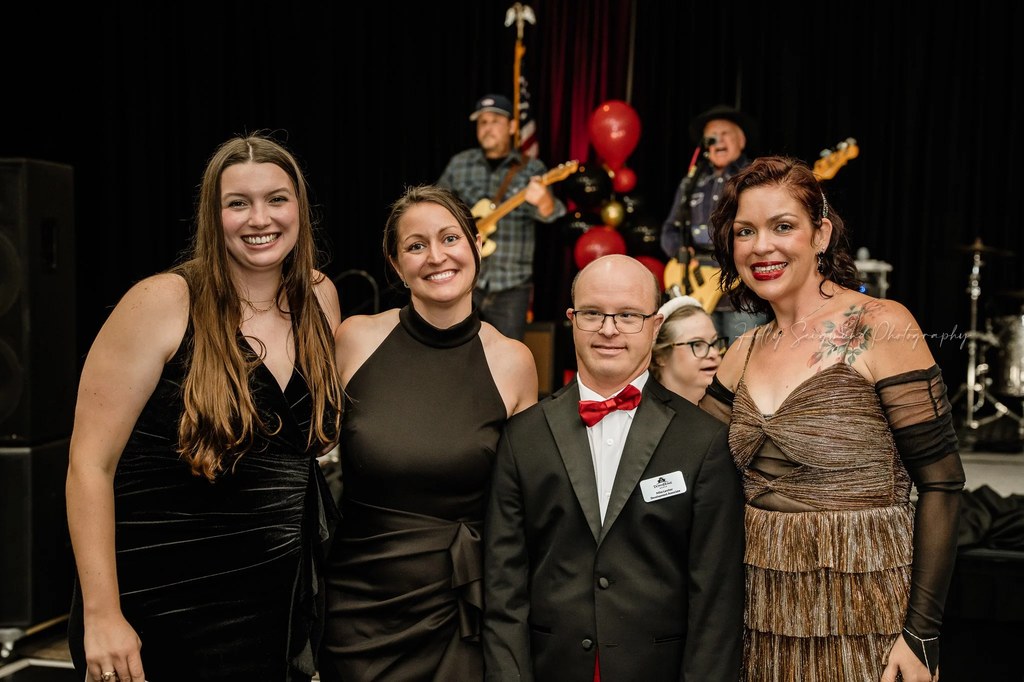 Event photographer working at Bastrop Convention Center gala