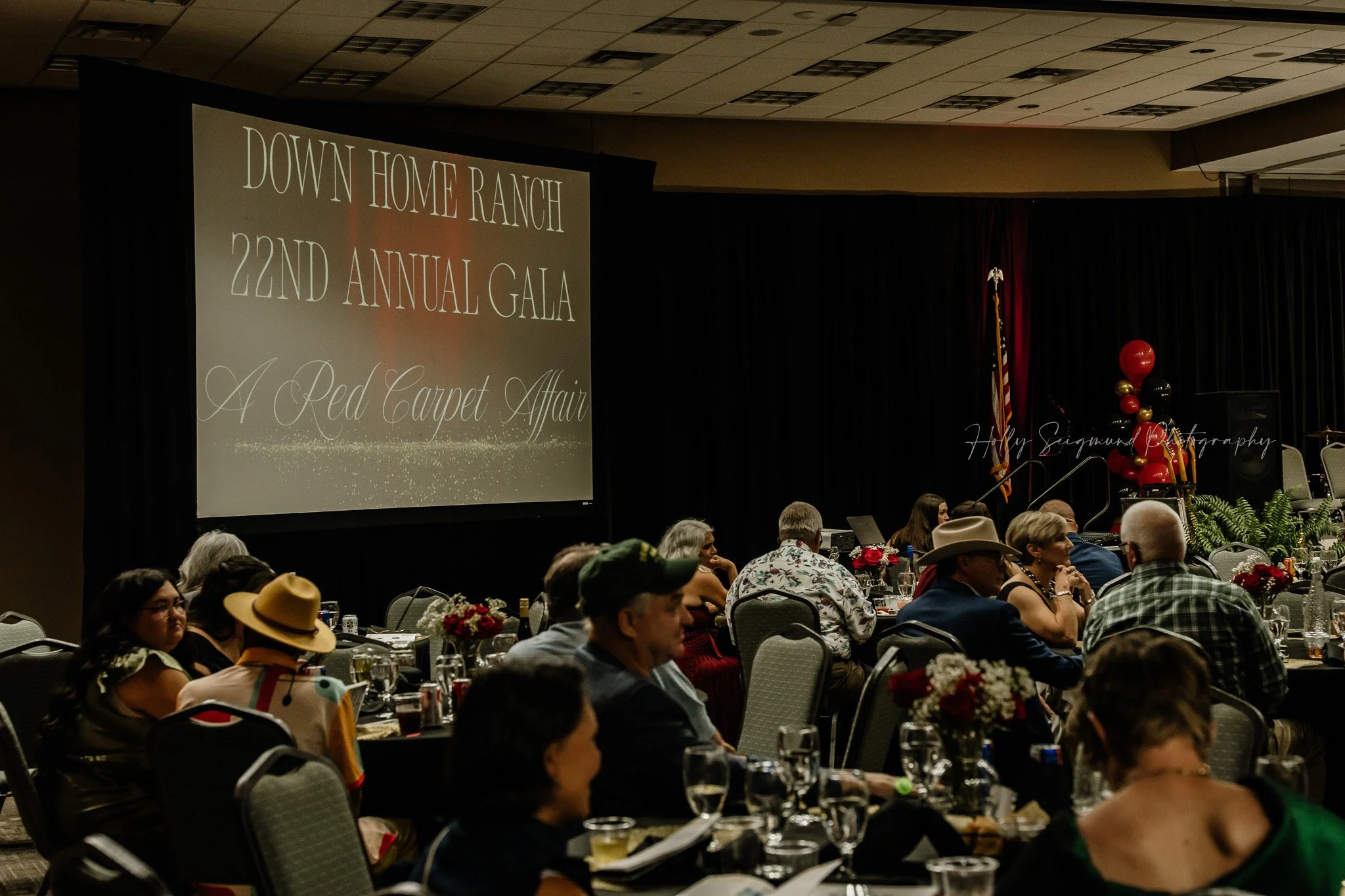Gala event photography services in Central Texas at Bastrop Convention Center
