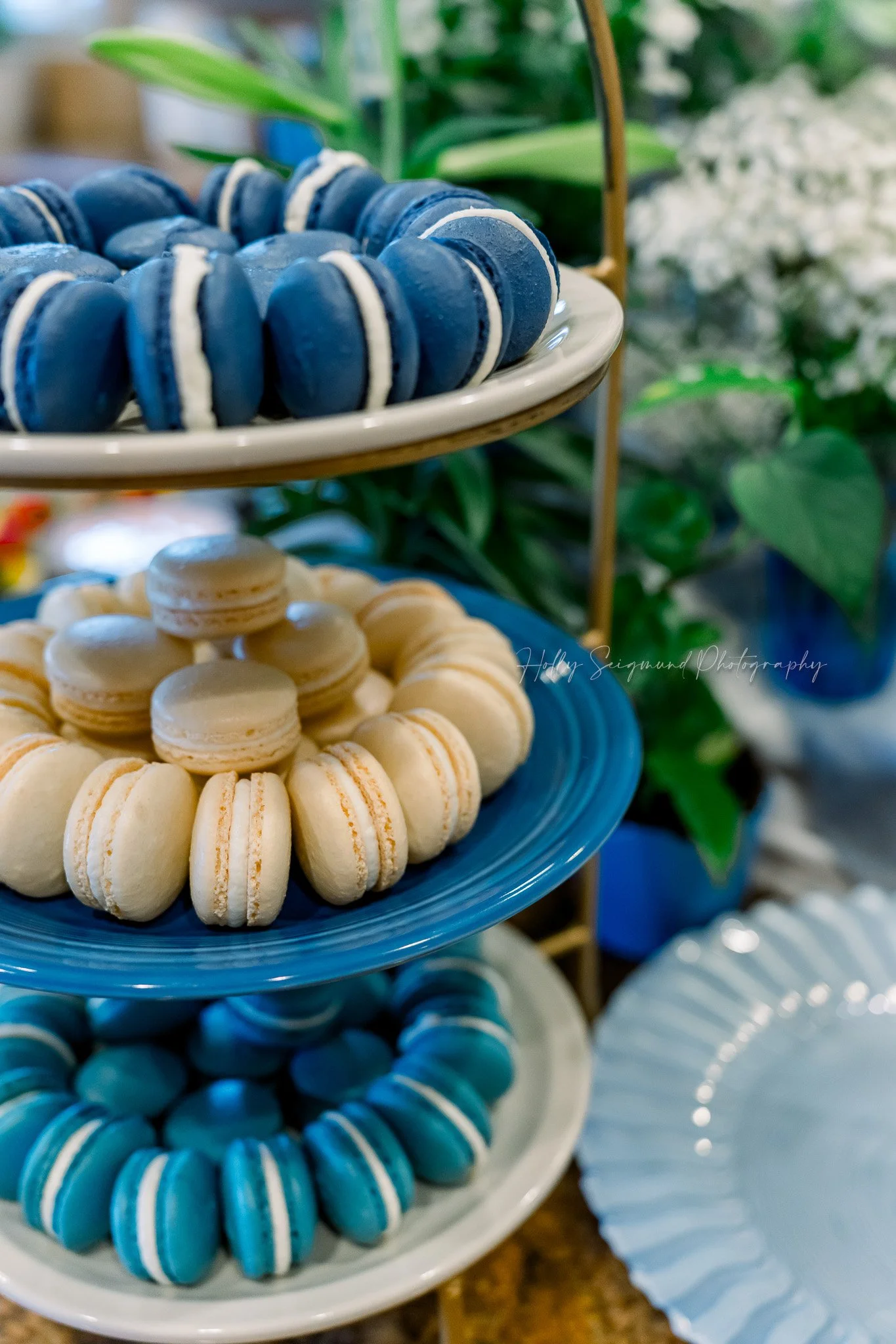 Bridal shower brunch setup in Central Texas with elegant styling