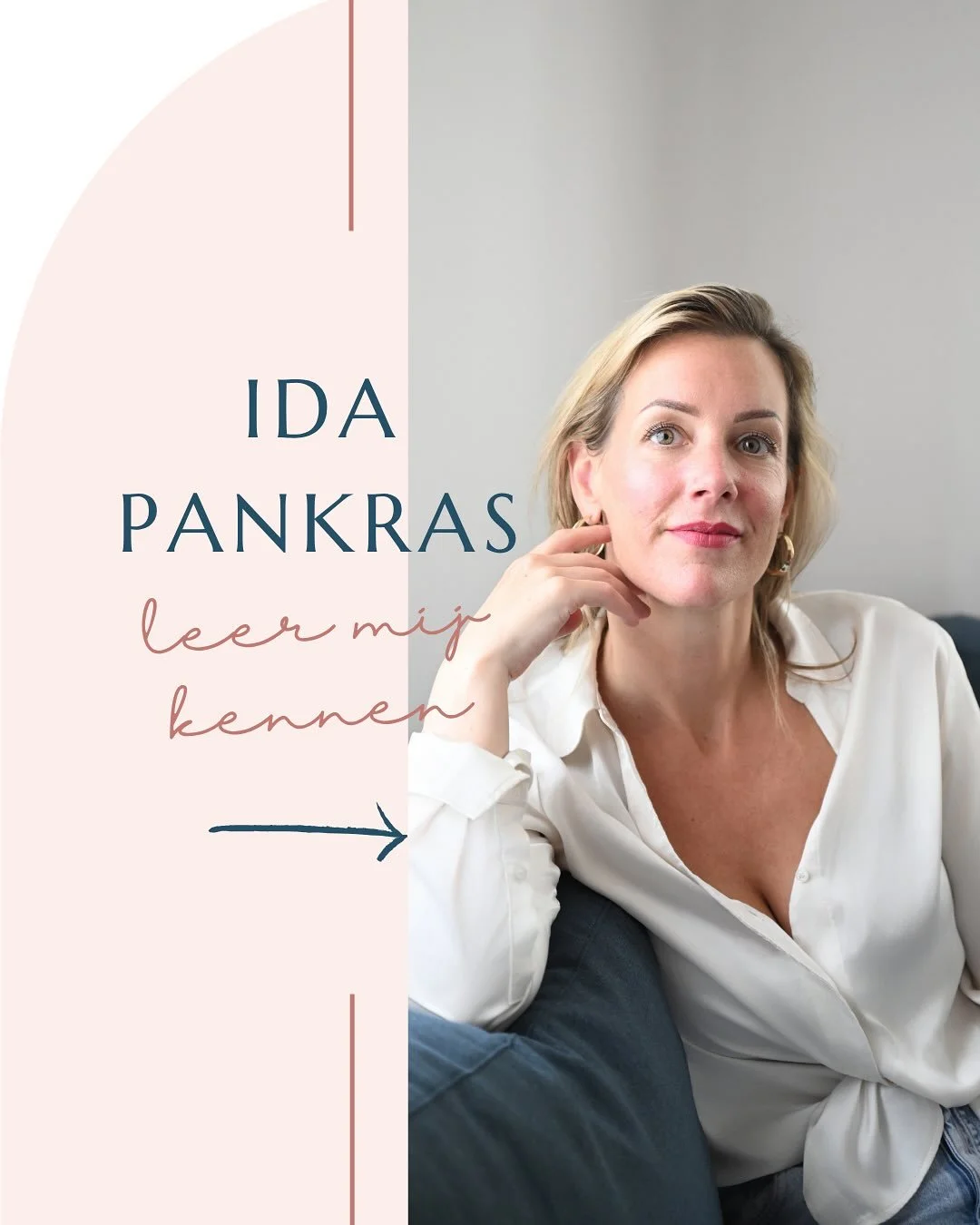 Ida Pankras | The Conscious Collective 

Welkom, wat fijn dat je op onze IG rondkijkt. 
We hopen je te inspireren en je mogelijk op weg te helpen op momenten waarin je dat even kunt gebruiken. 

Ik ben Ida Pankras, &eacute;&eacute;n van de oprichters
