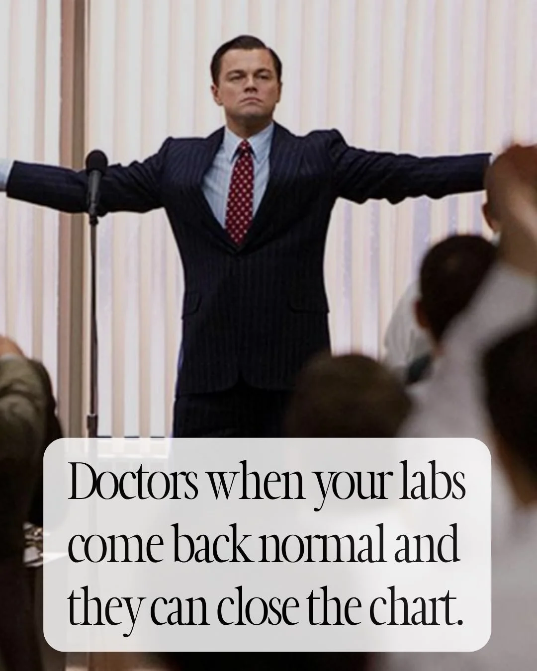 Labs are normal. Symptoms unexplained. Case closed. 💀