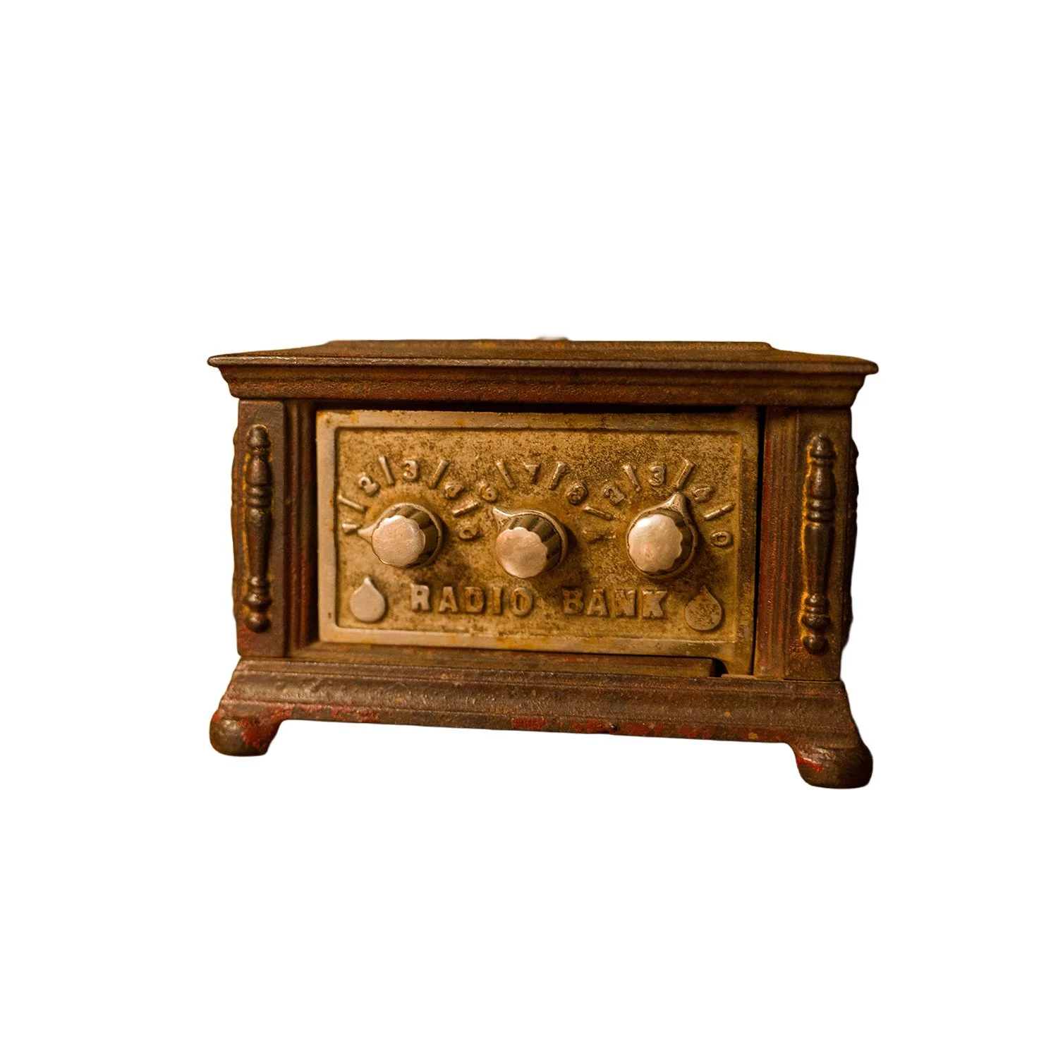 Kenton Toys Radio Bank – 1920s Vintage Cast Iron Bank