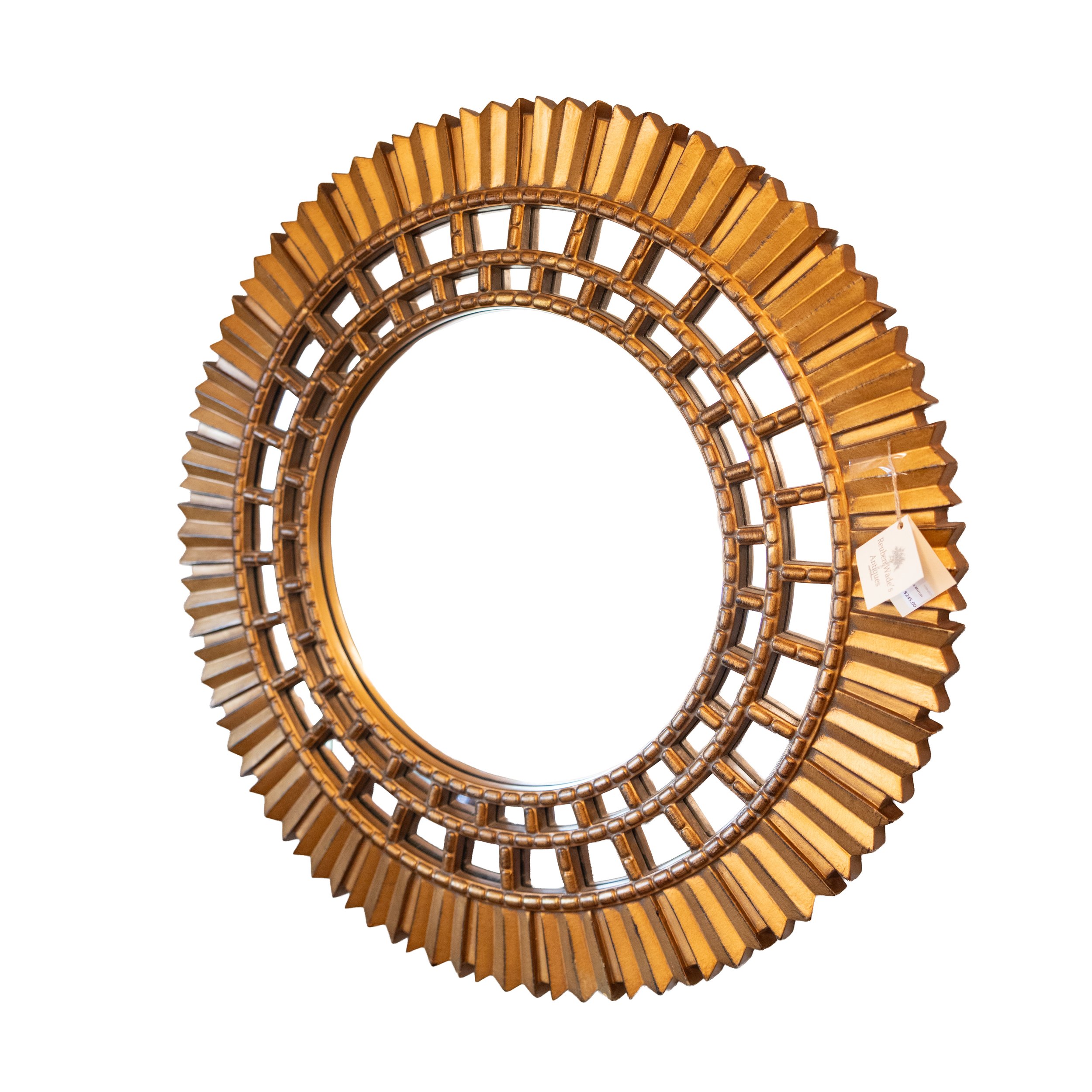 Mid-Century Modern Sunburst Mirror