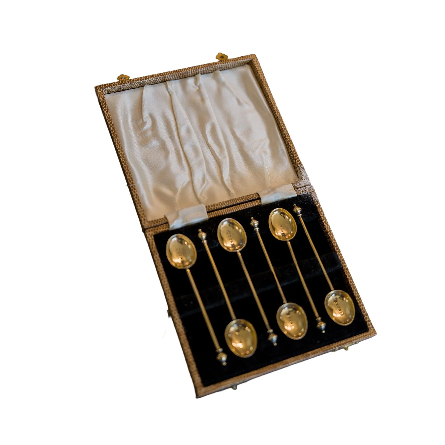 Sterling Silver English Demitasse Spoons – Original Box