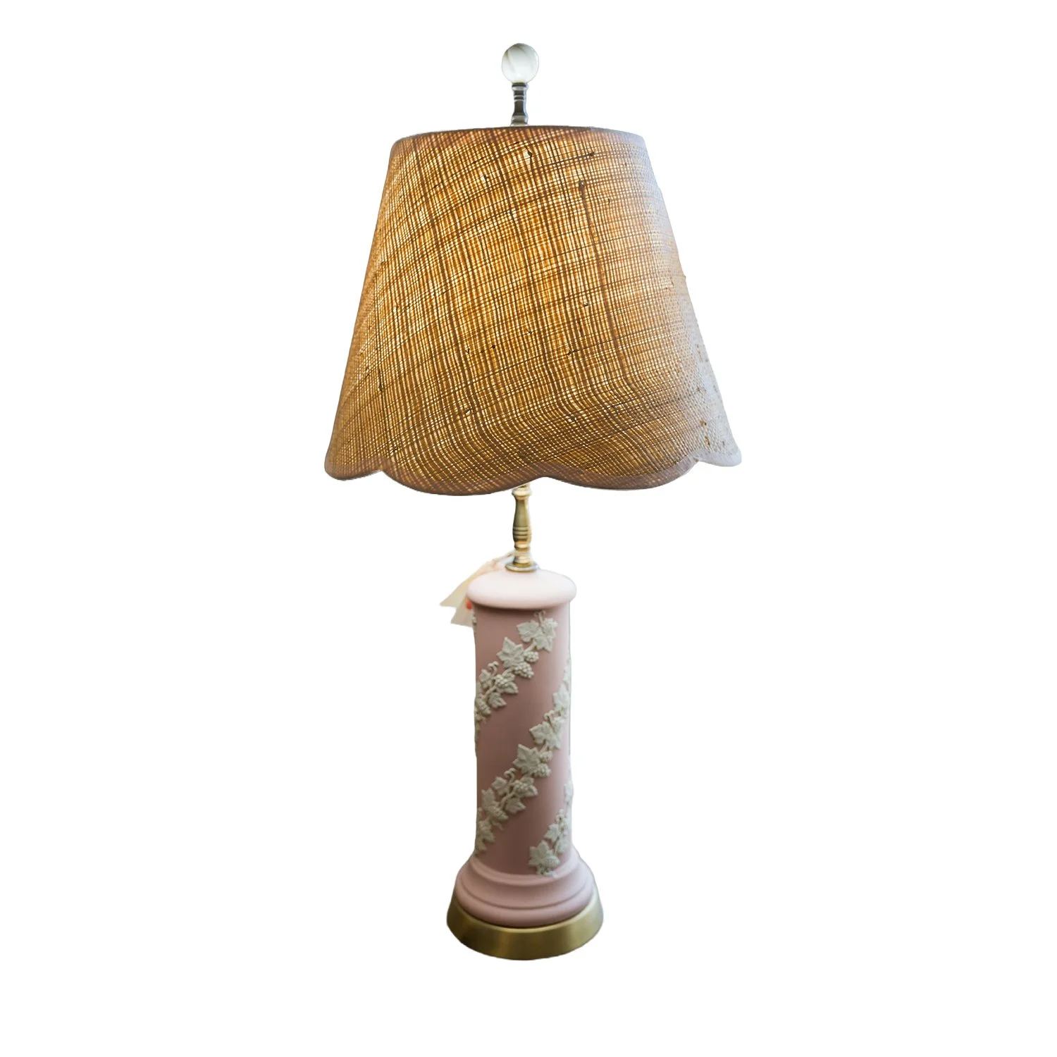 Pair of Vintage Jasperware Table Lamps – Wedgewood Petal Color