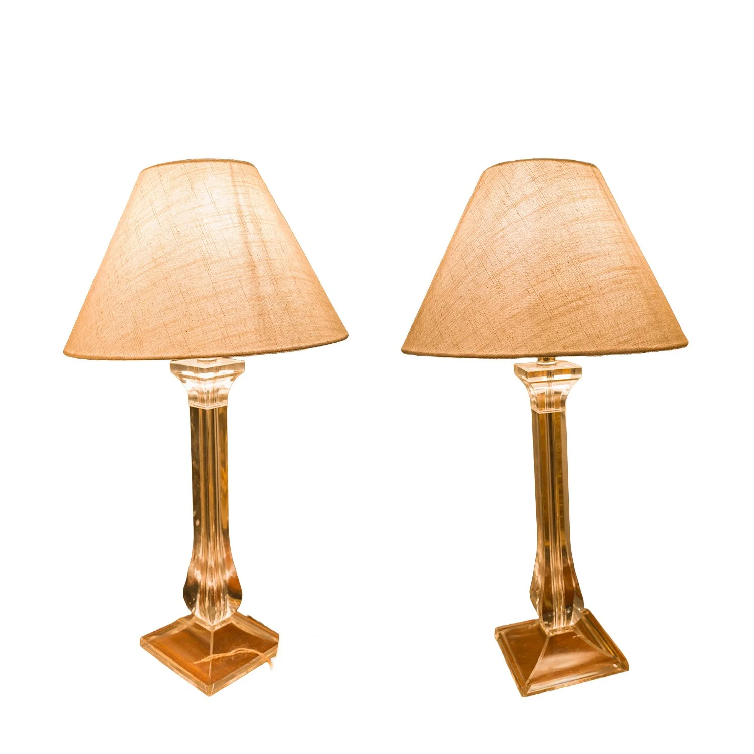 Mid-Century Modern Acrylic Lamps – Vintage Lighting Collectibles