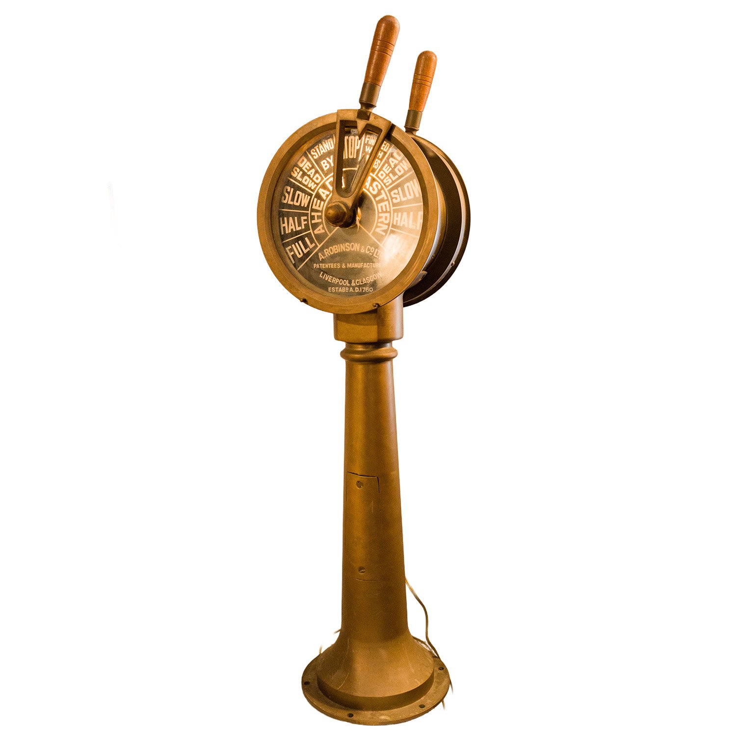 English Captain’s Telegraph – Fully Functional with Bulb & Bell