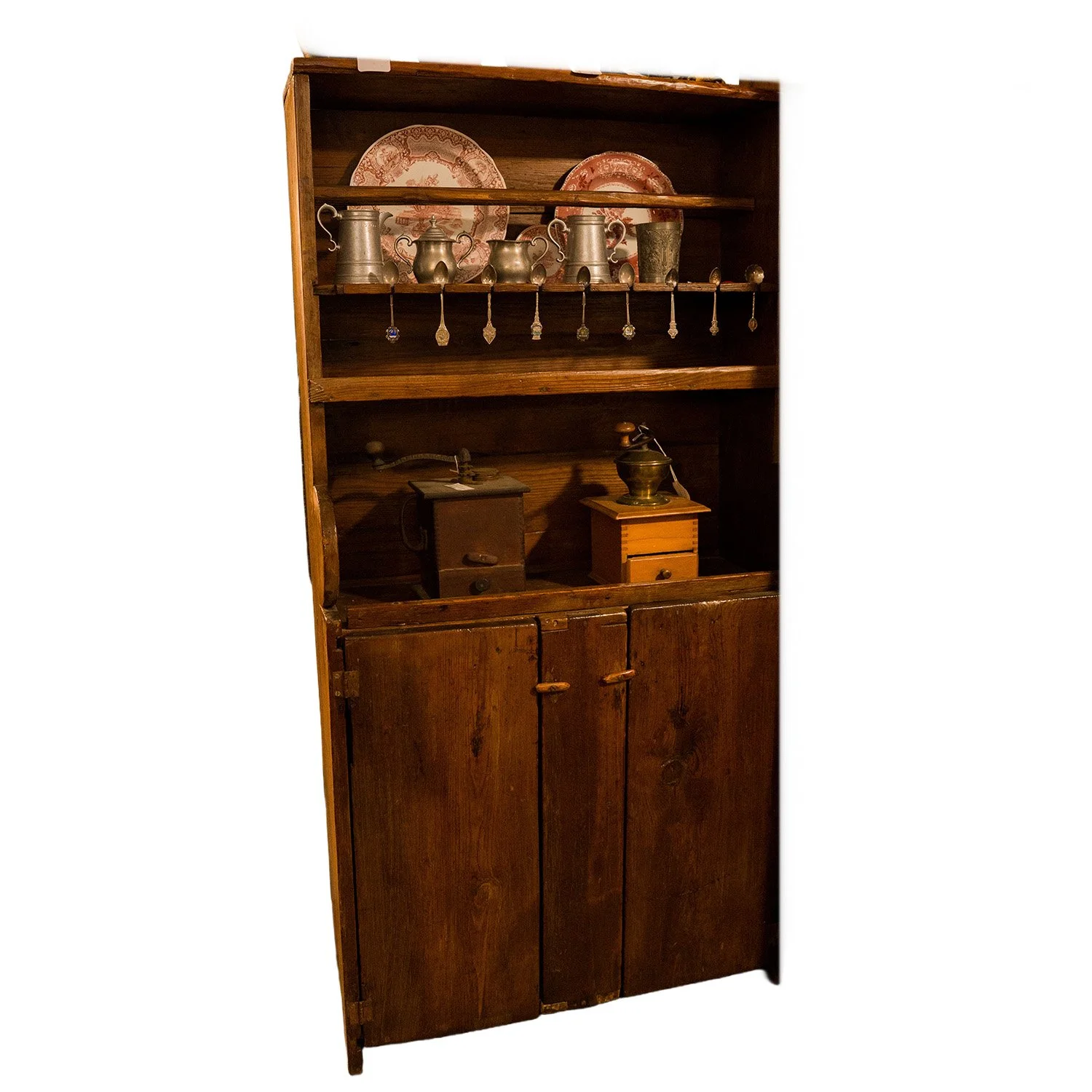 Antique Pewter Cupboard – South Carolina Early Piece