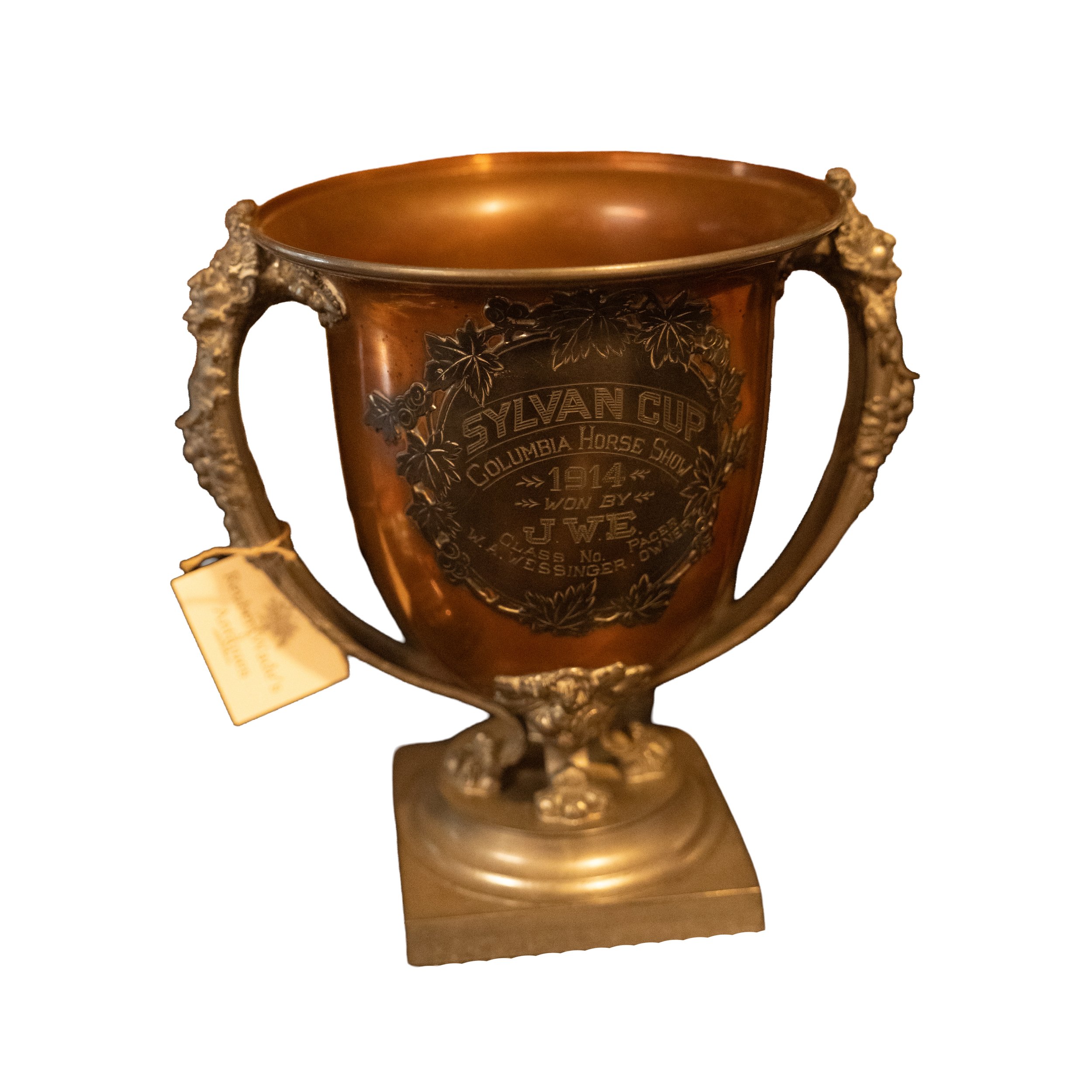 Sylvan Cup – 1st Place Columbia Horse Show Winner 1914, J. Wessinger