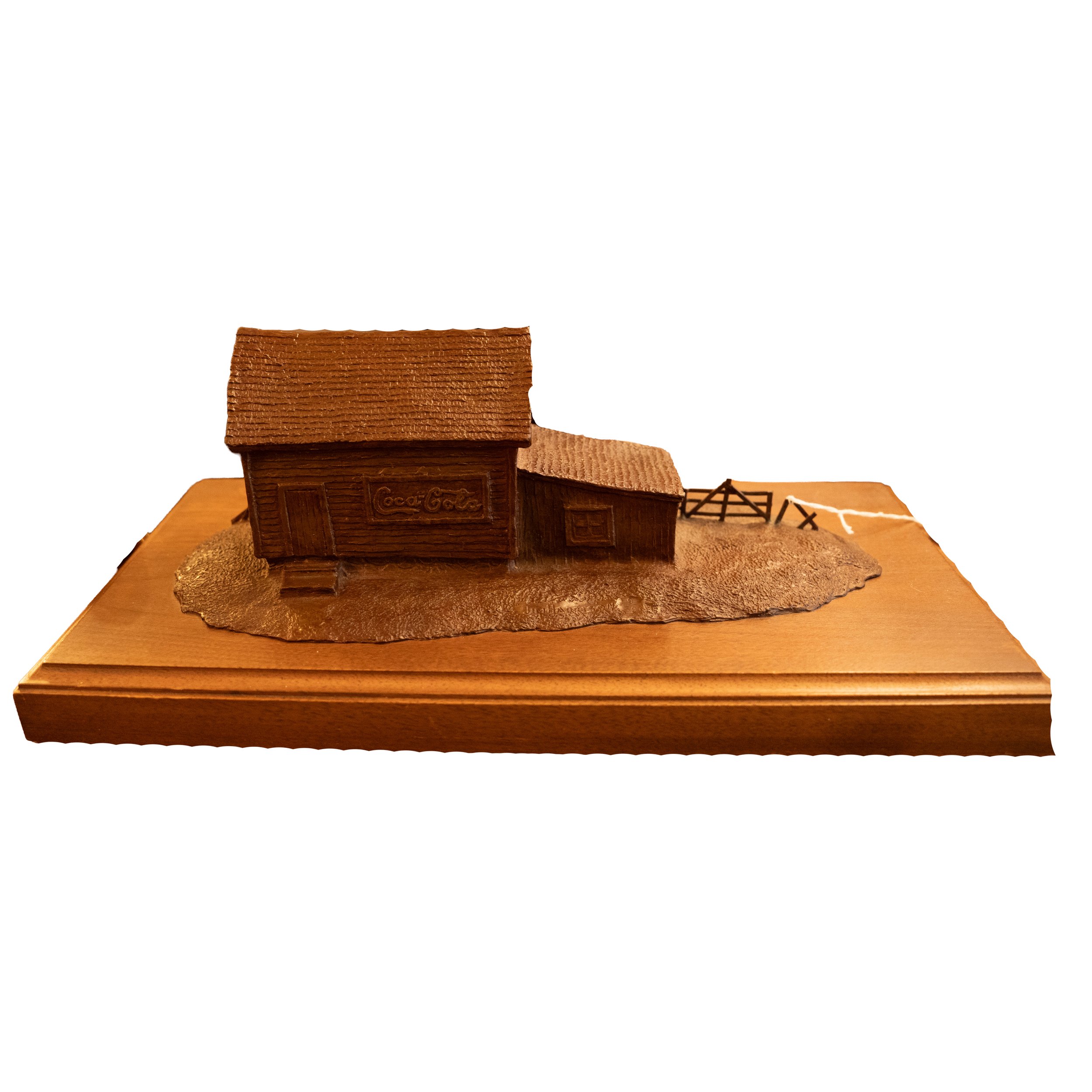 Limited edition “Barn and Fence” print by Jim Harrison, #9 of 50