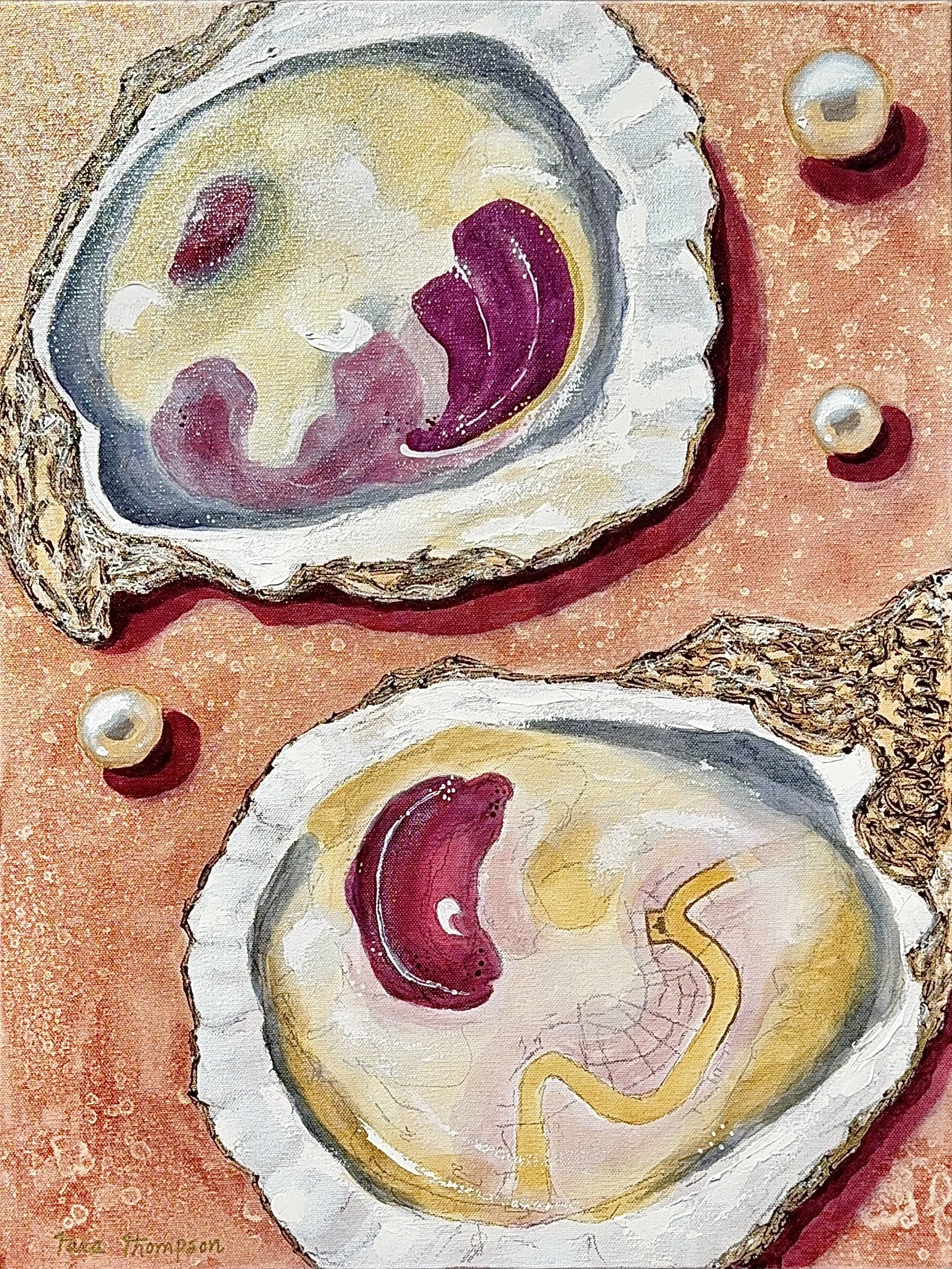 New - Two Oysters - One Crescent